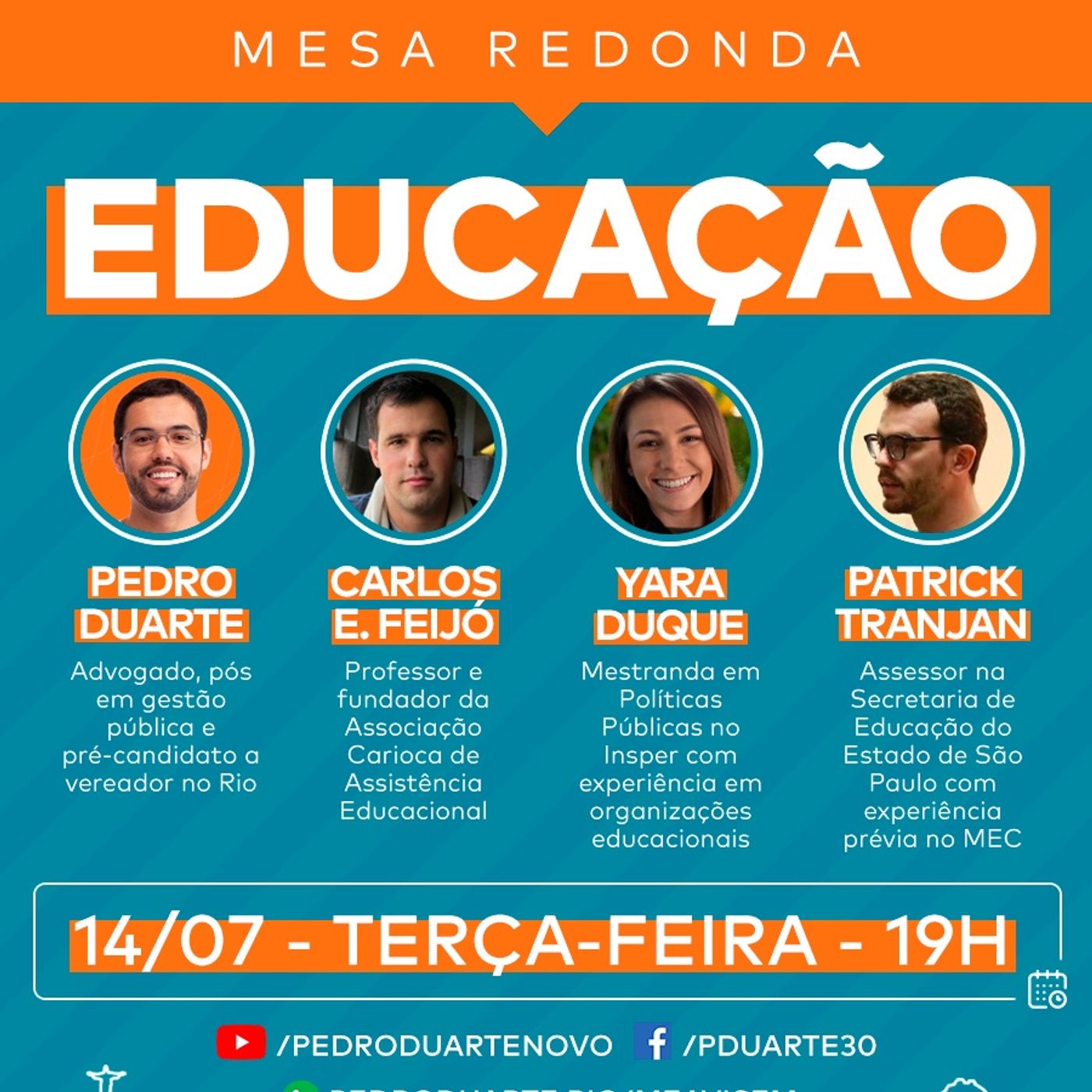 Papo com Pedro Duarte