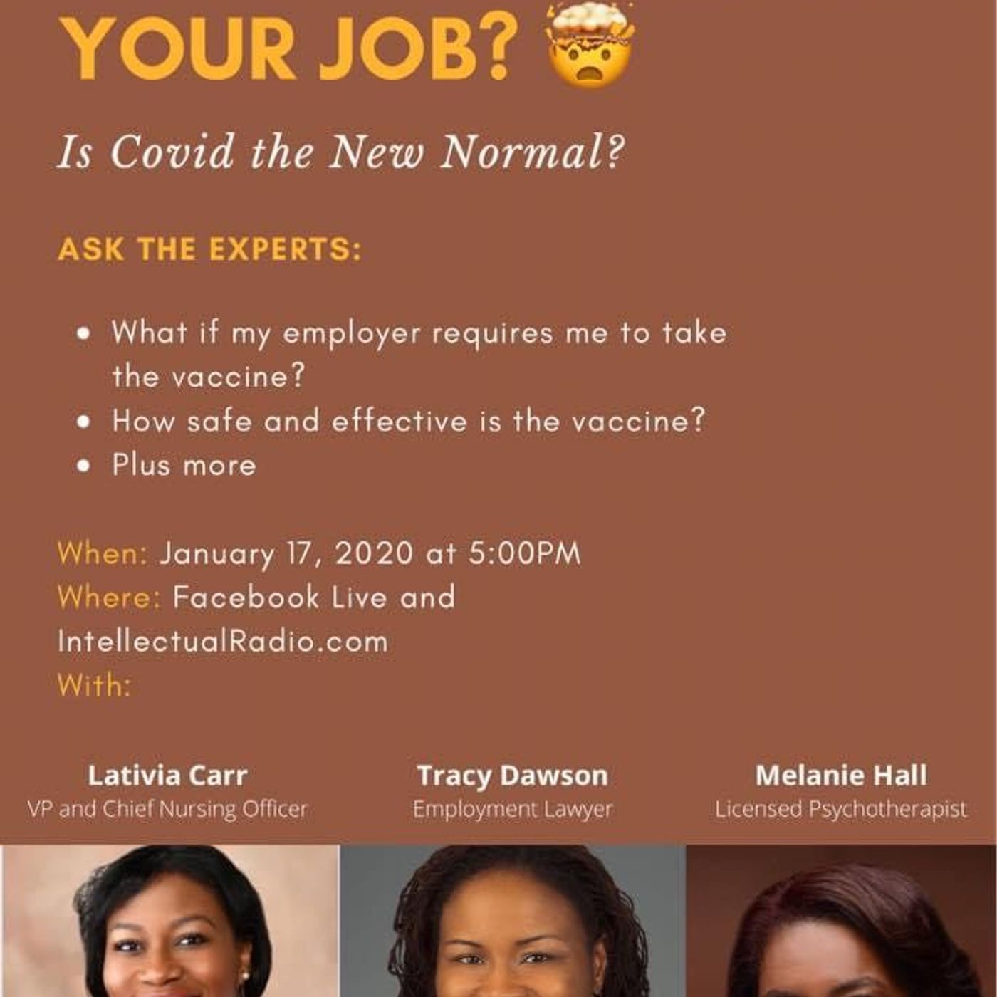 Ed Talk/Covid Or Your Job episode artwork