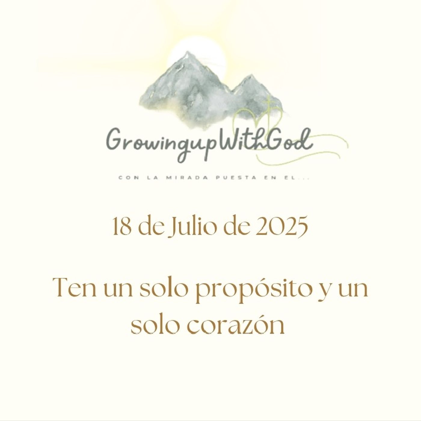 Growing Up With God (Creciendo Con Dios)