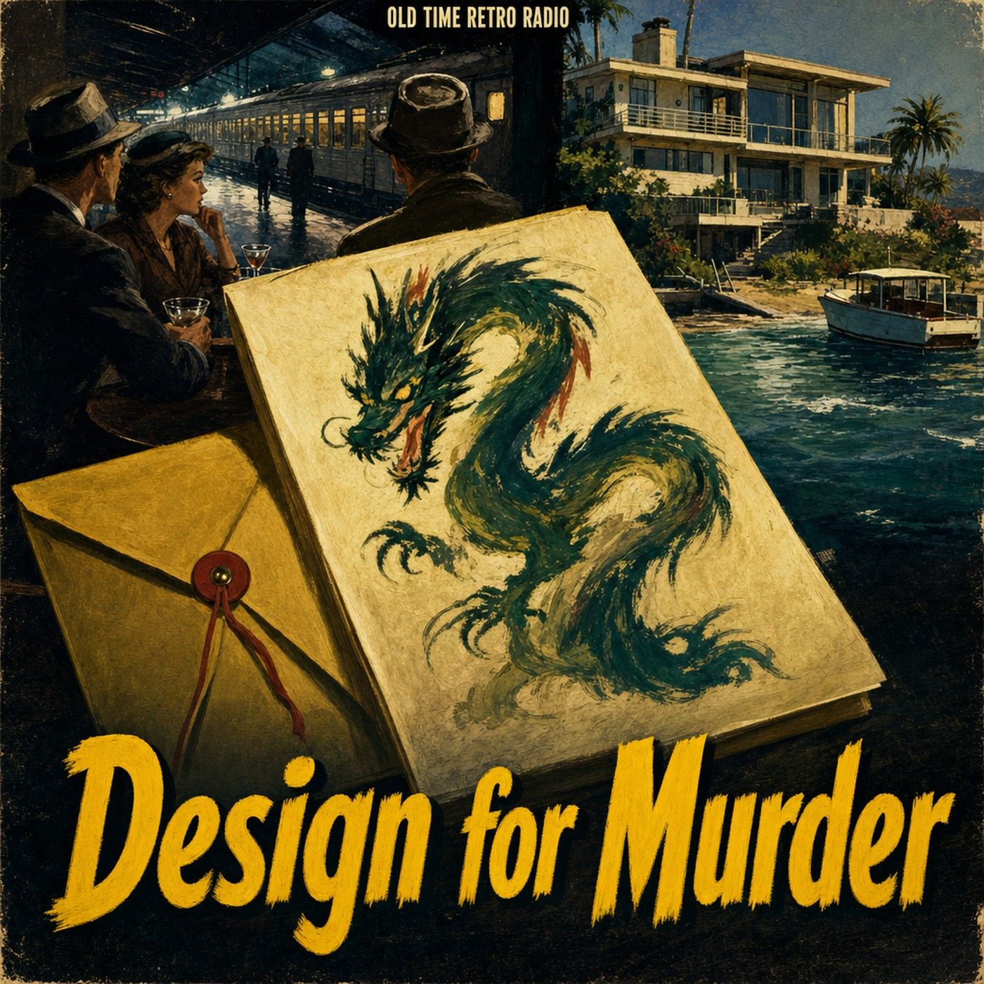 The Whistler - "Design for Murder" (Old Time Radio, 1955) episode artwork