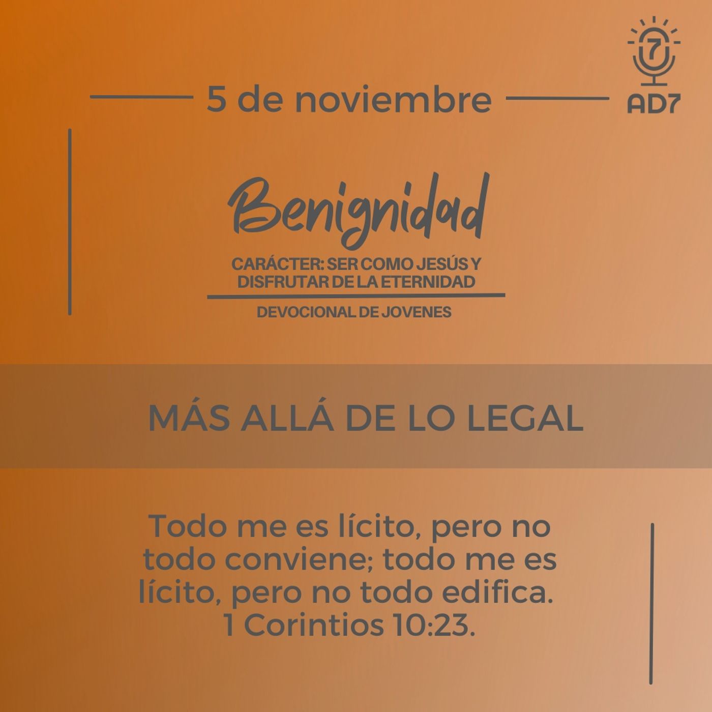 AD7 Devocional - Diferente / Inverso