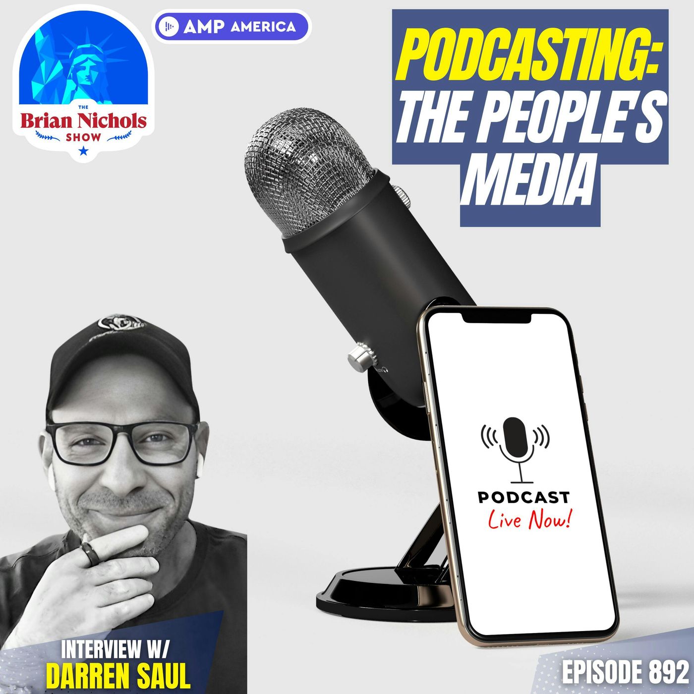 892: How Podcasts are CRUSHING the Mainstream Media - podcast episode cover