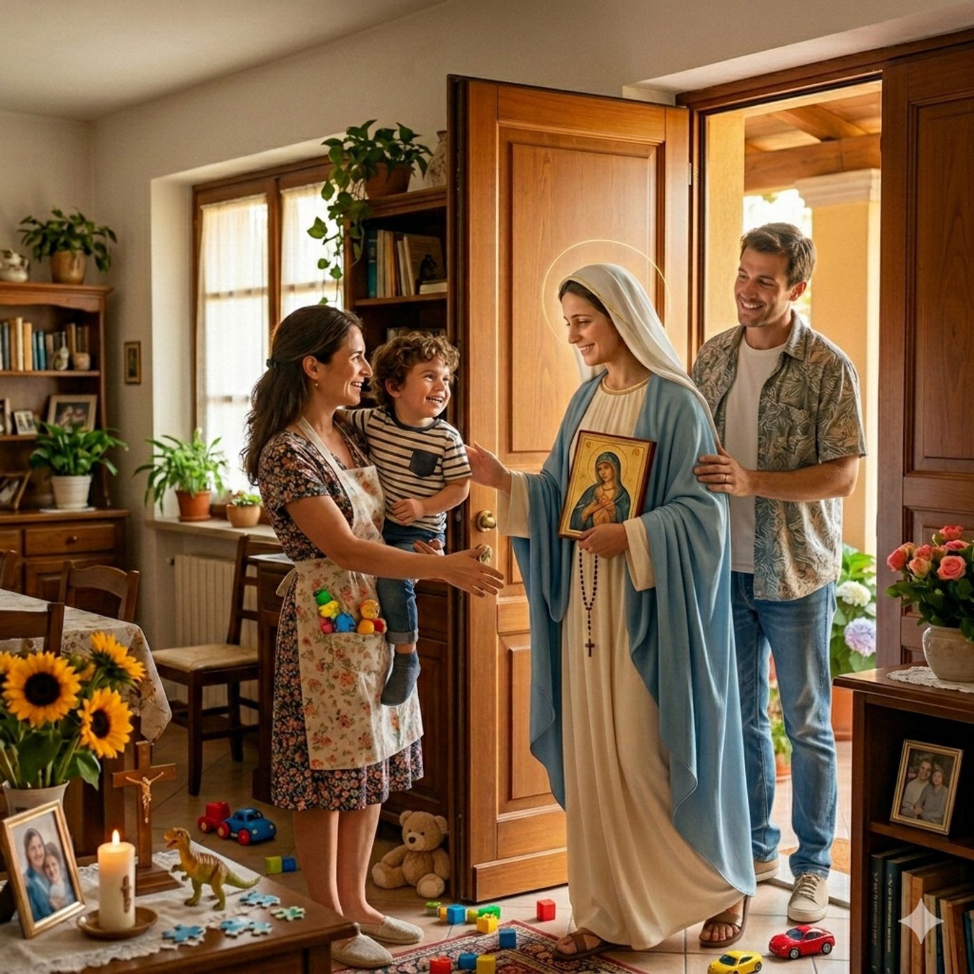 Maria, madre che viene ad abitare nella nostra casa