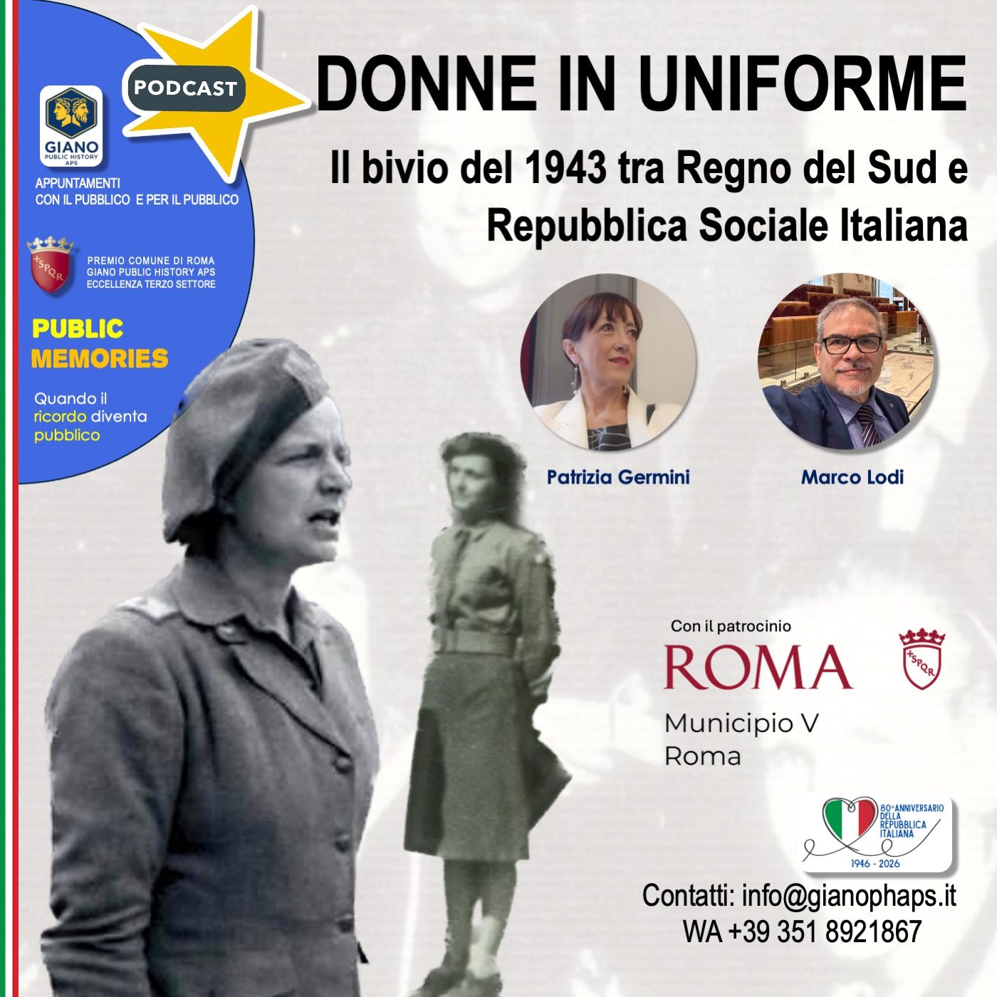 Donne in Uniforme: Il bivio del 1943 tra Regno del Sud e Repubblica Sociale Italiana episode artwork