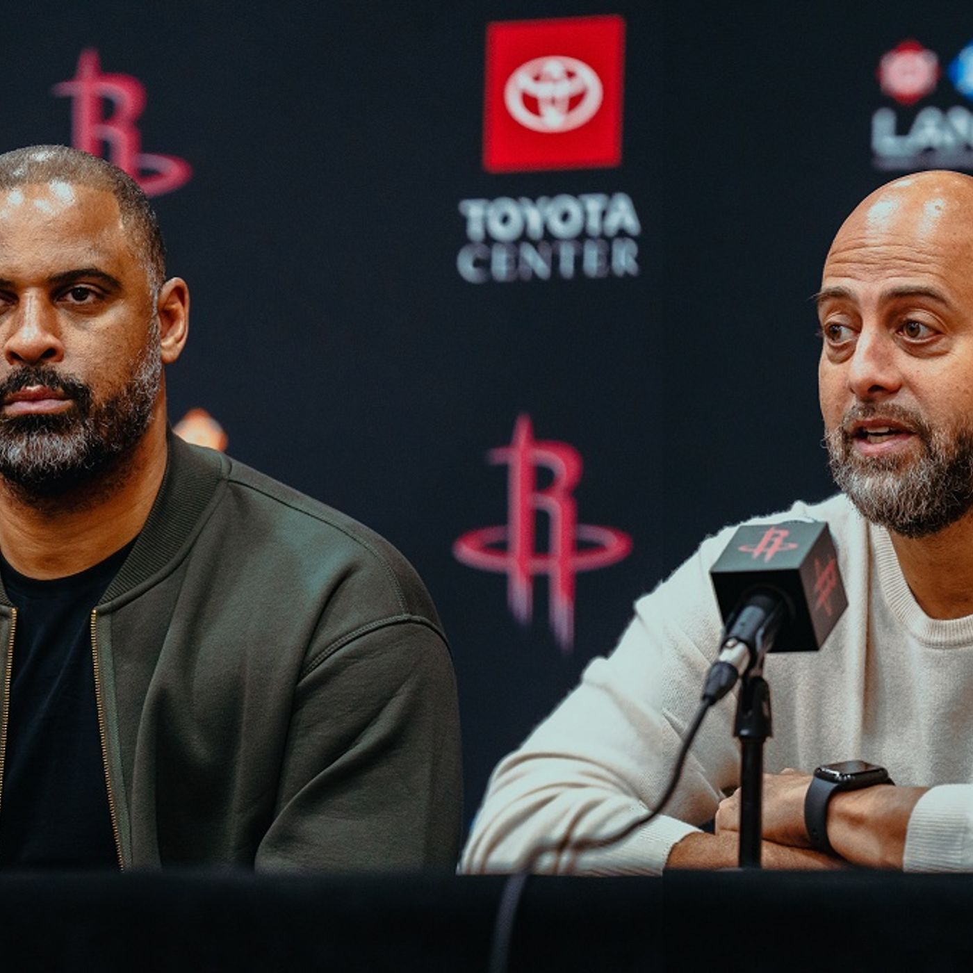 Rafael Stone & Ime Udoka Discuss Rockets Heading Into Offseason