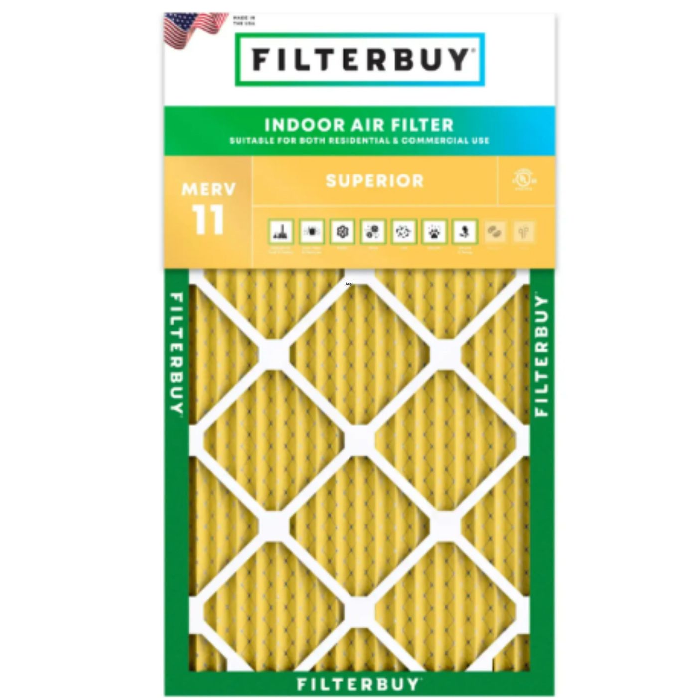Best 12x34x1 MERV 11 Furnace & HVAC Air Conditioner Filters