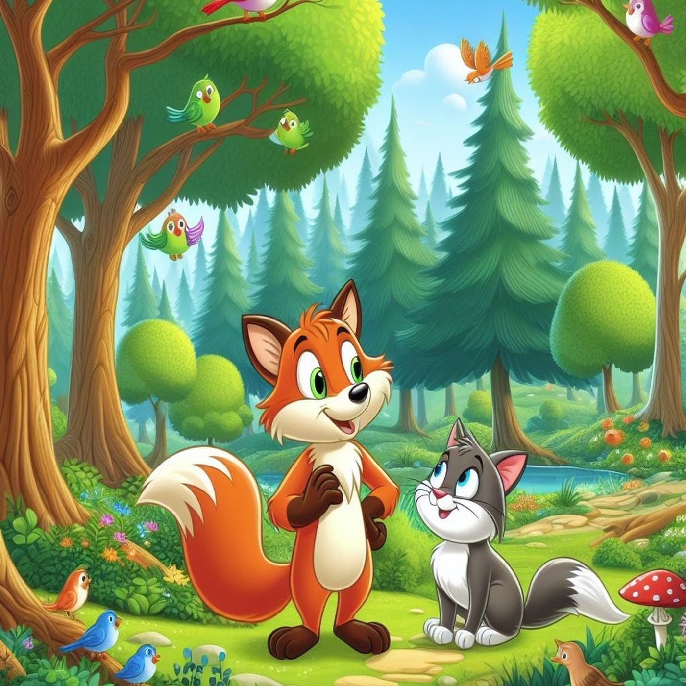 The Fox and the Cat