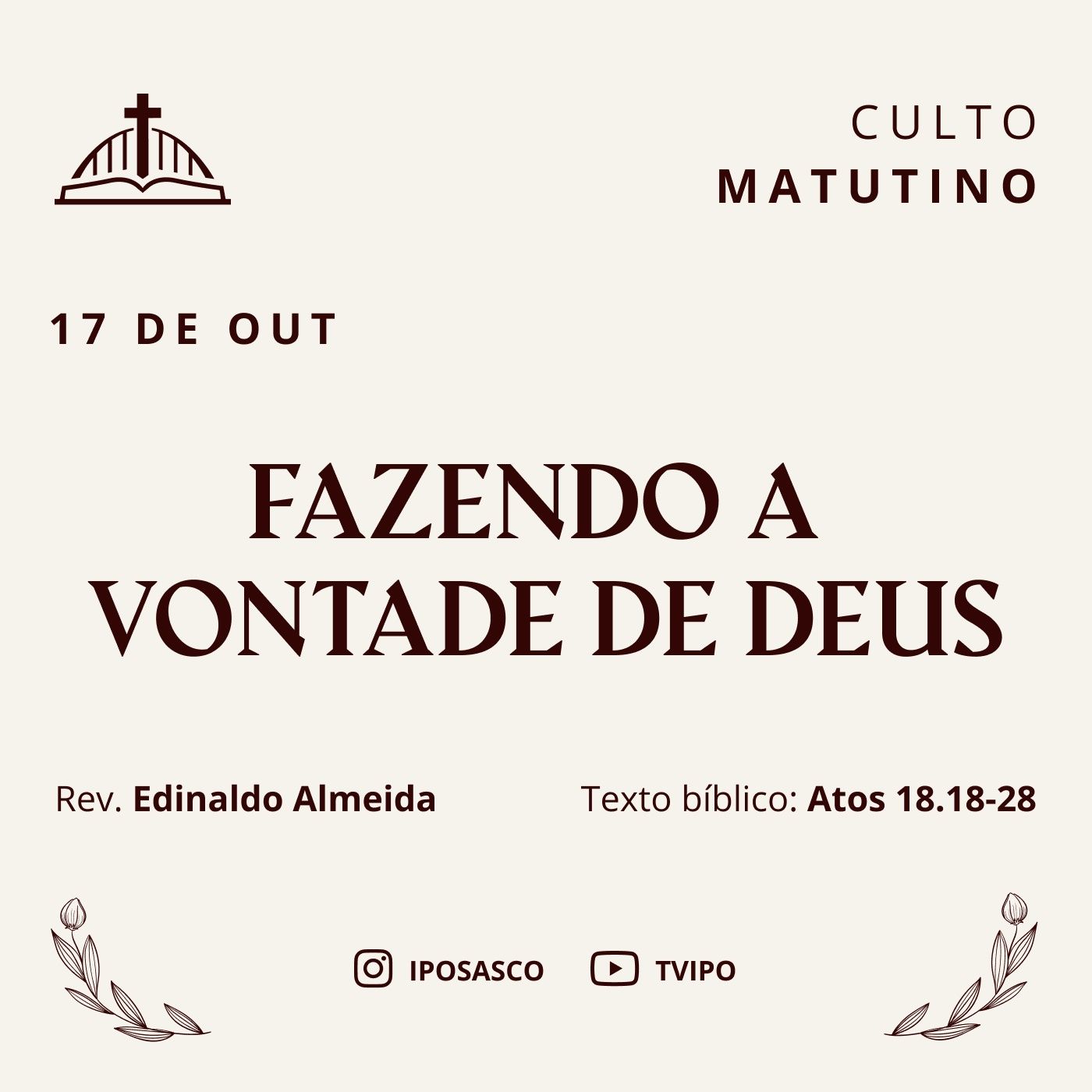 Pregações - Igreja Presbiteriana de Osasco