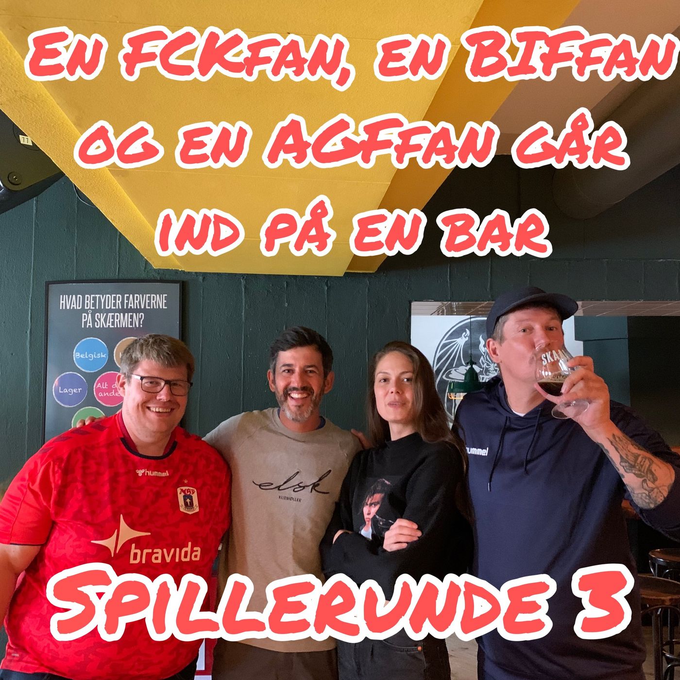 En FCK fan, en BIF fan og en AGF fan går ind på en bar