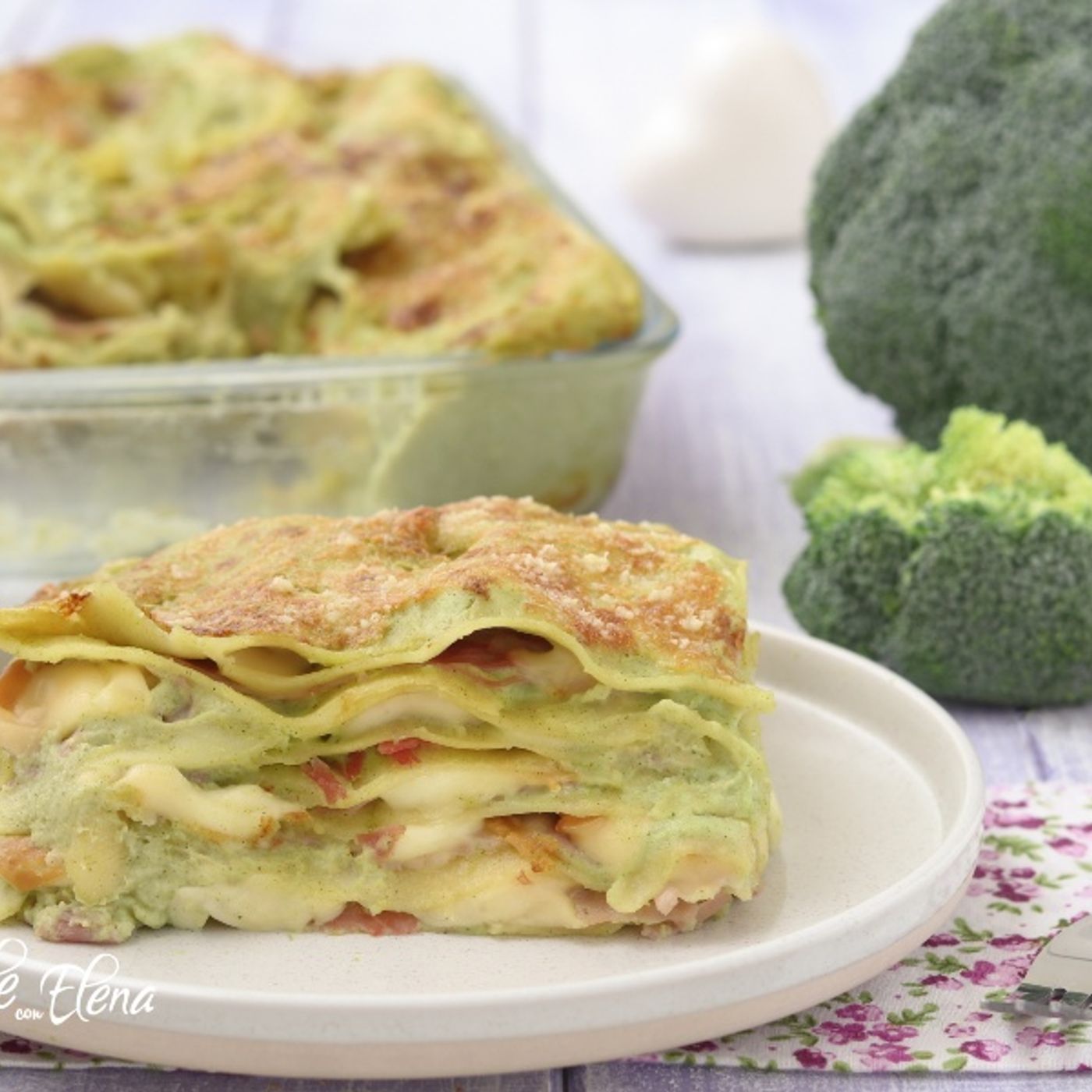 Lasagne ai broccoli cremose