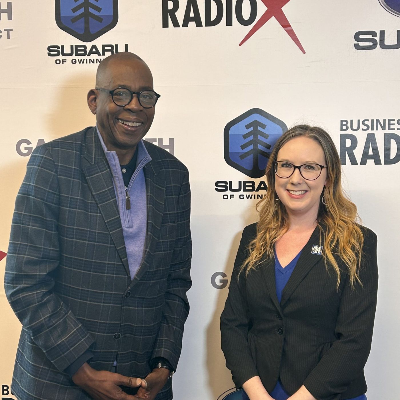 Rebecca Young with New York Life and Sylvester Ford with Black Label Franchise