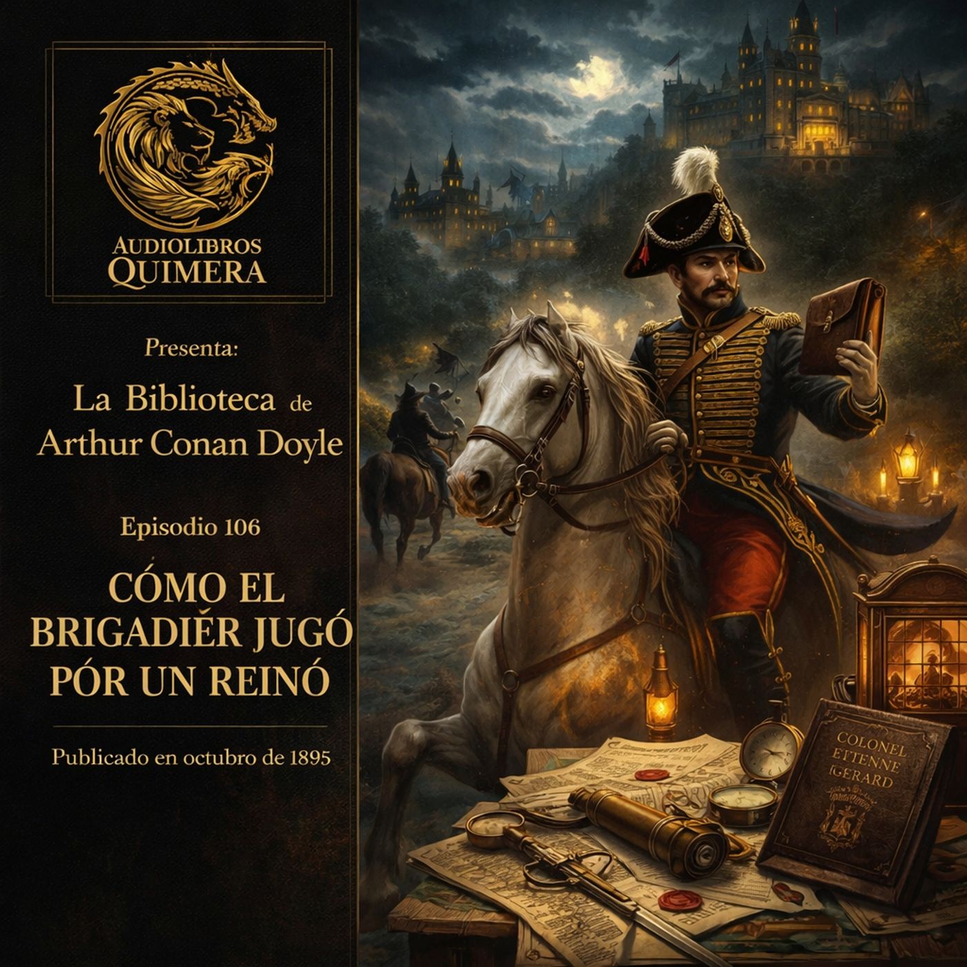 Portada de Audiolibros Quimera - Biblioteca de Arthur Conan Doyle