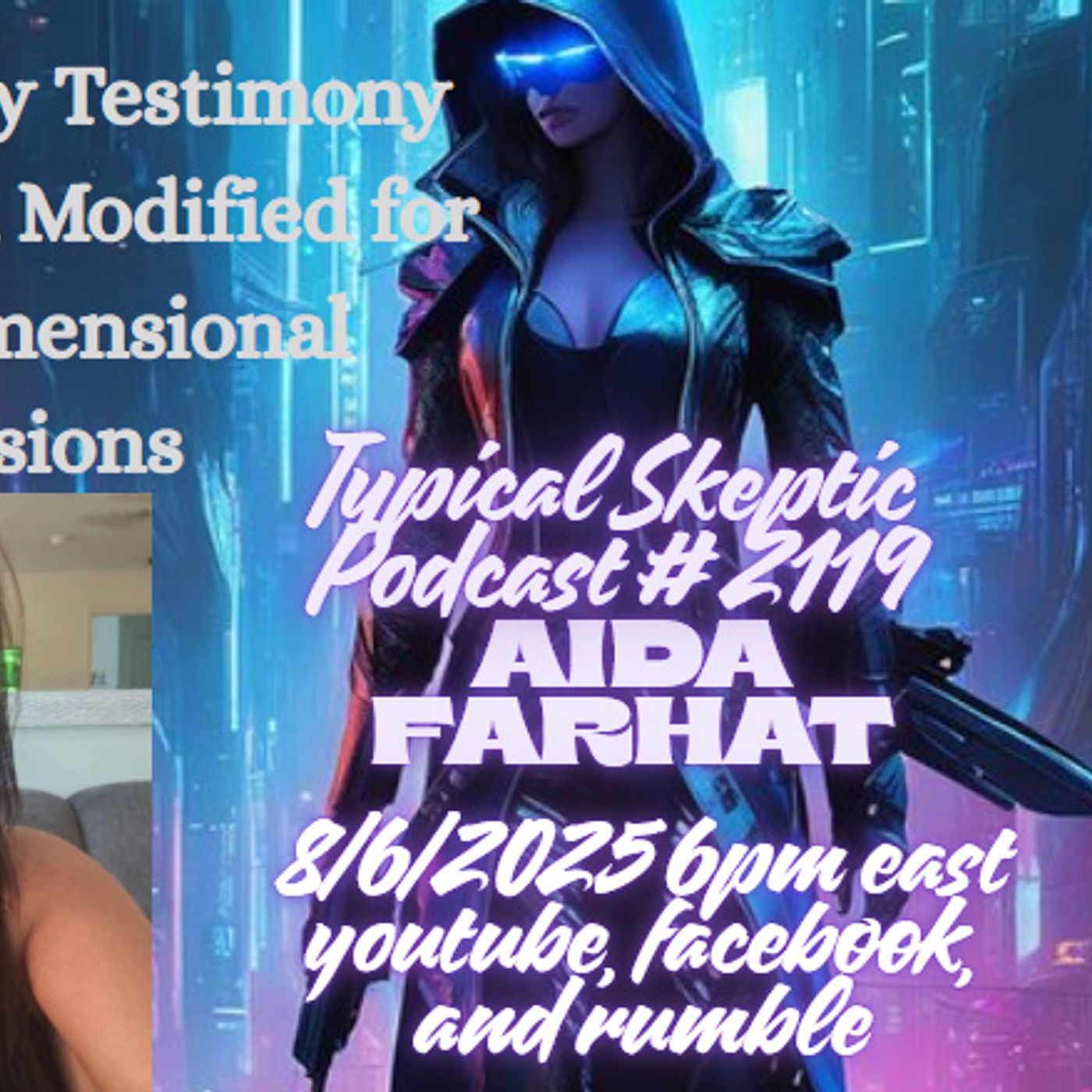🛸👽Aida Farhat: MILAB Testimony, Multidimensional Warfare & Reptilian Soul Traps – TSP # 2119 episode artwork