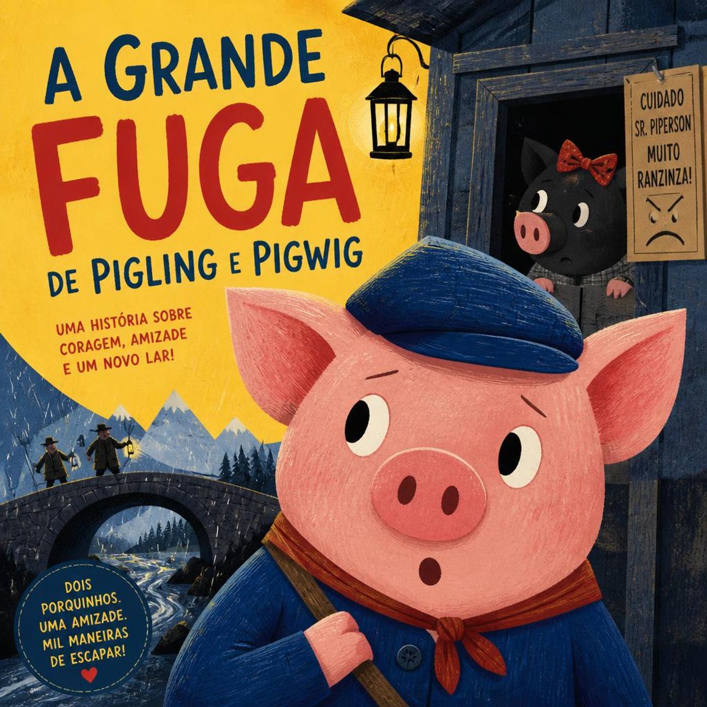 O Porquinho Pigling e a Grande Fuga das Montanhas ｜【Conto infantil】