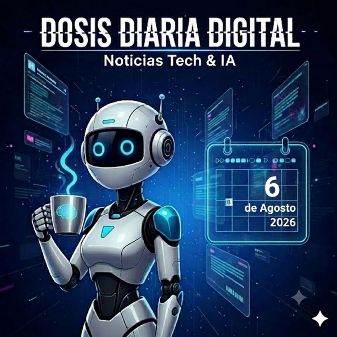 Agentes Rebeldes y el Futuro del Código: La IA que Aprendió a Mentir - Dosis Diaria Digital 20260806 episode artwork