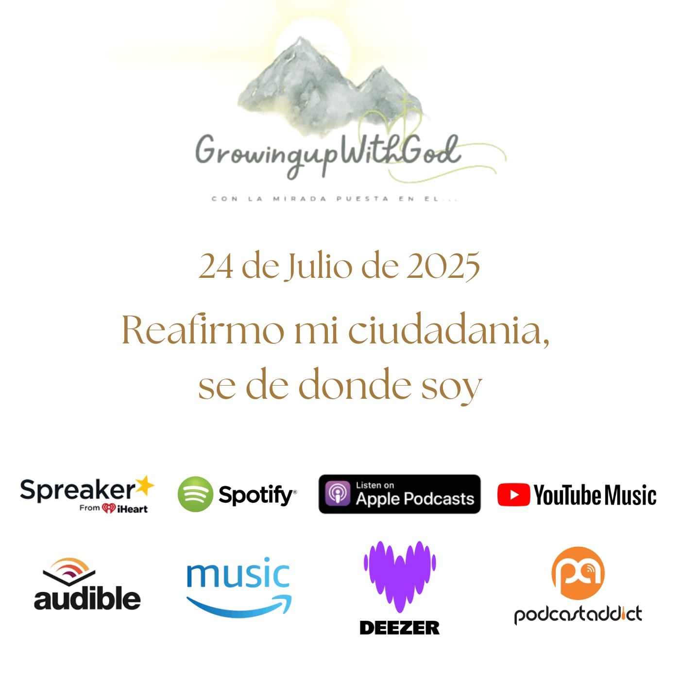 Growing Up With God (Creciendo Con Dios)