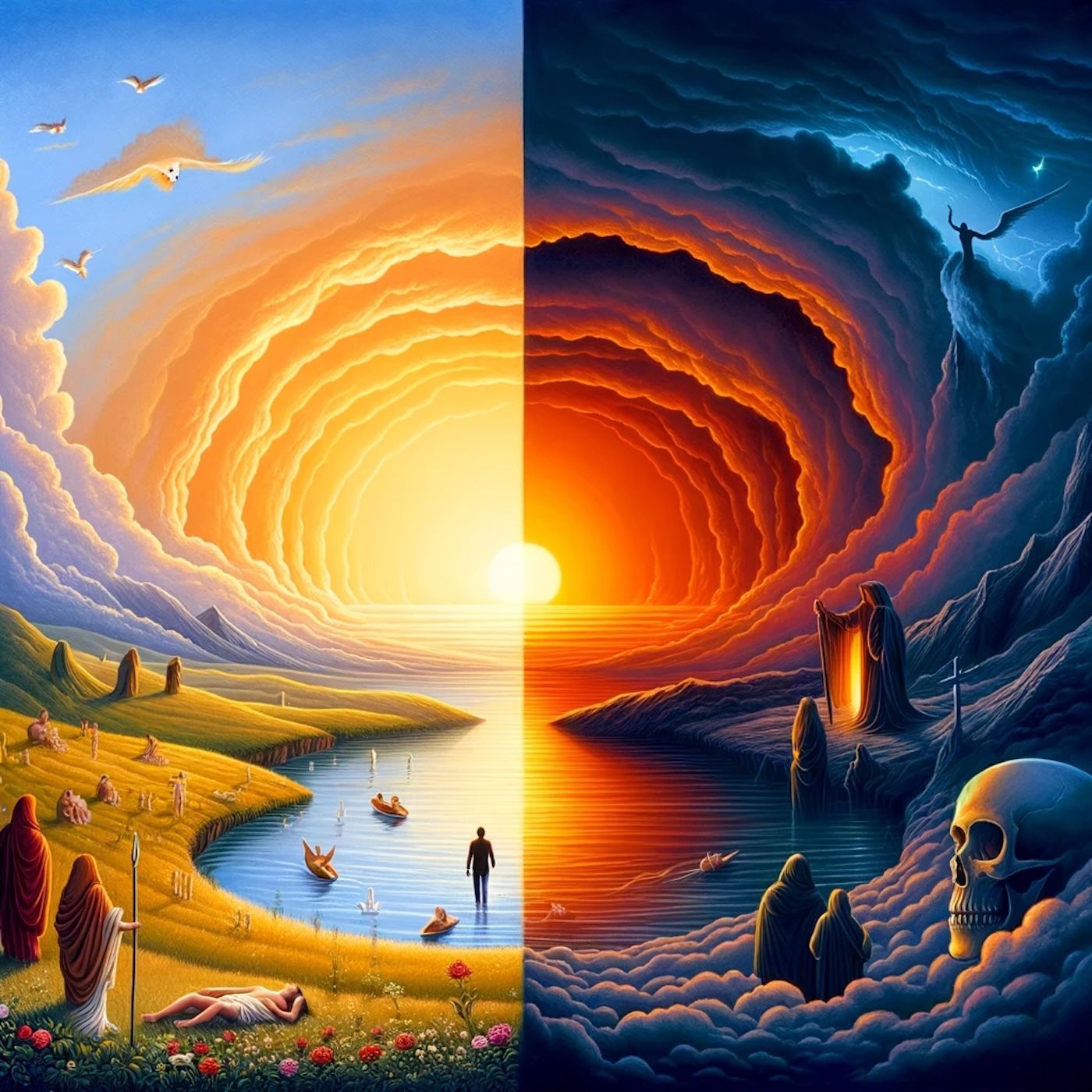 "The day of death is better than the day of one's birth." episode artwork