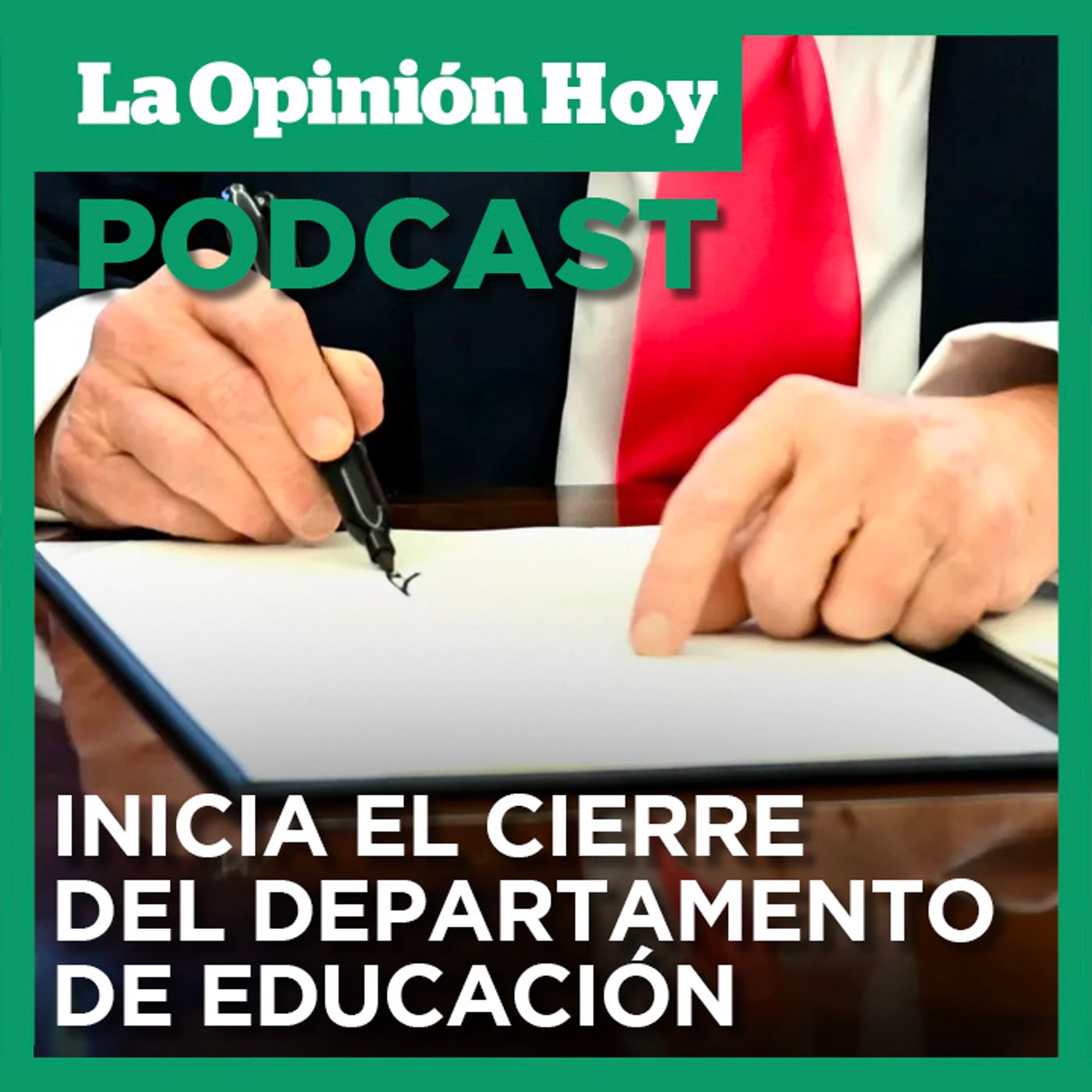 Trump firma orden para comenzar el cierre del Departamento de Educación.
