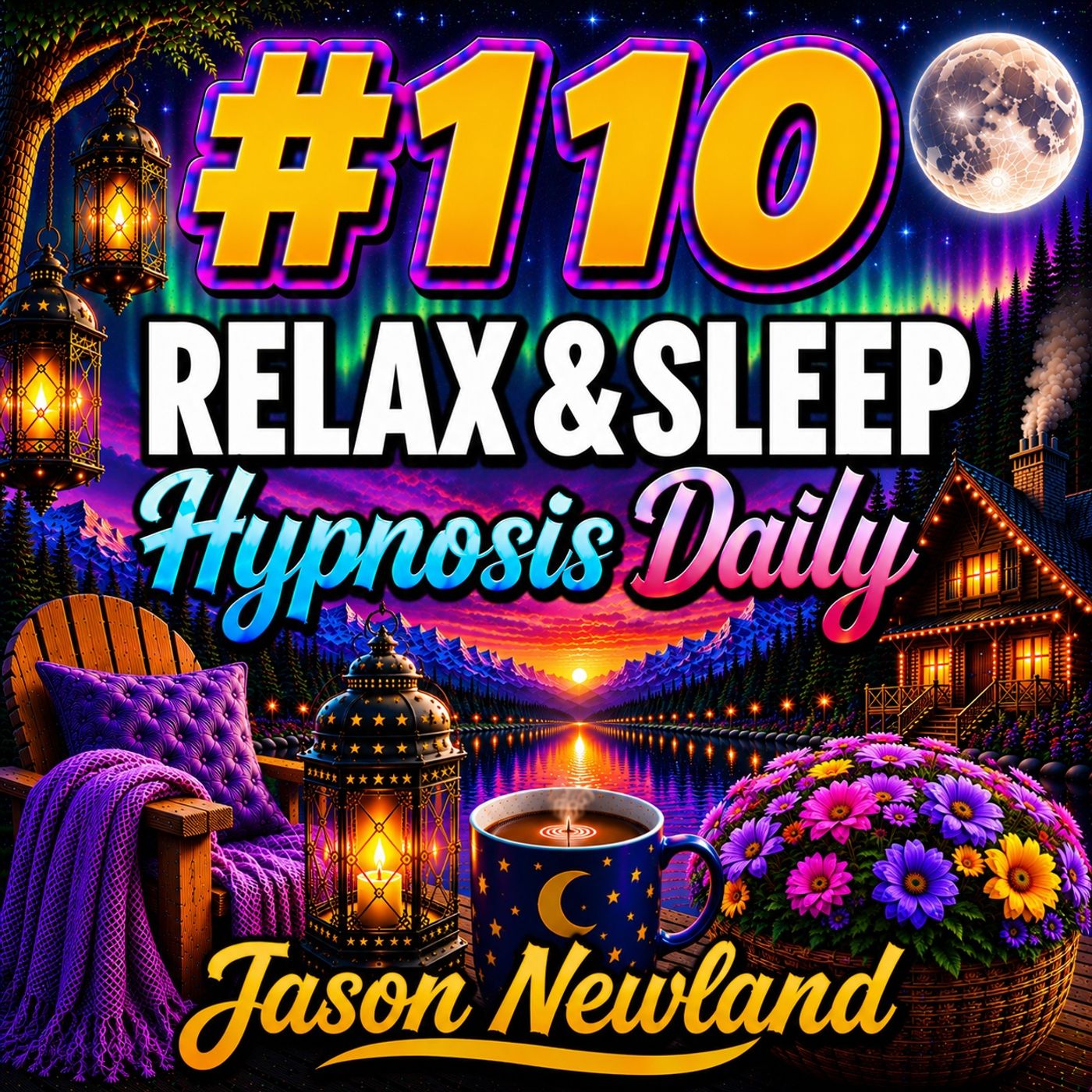 #110 Relax & Sleep Hypnosis Daily - GRATITUDE (Jason Newland) episode artwork