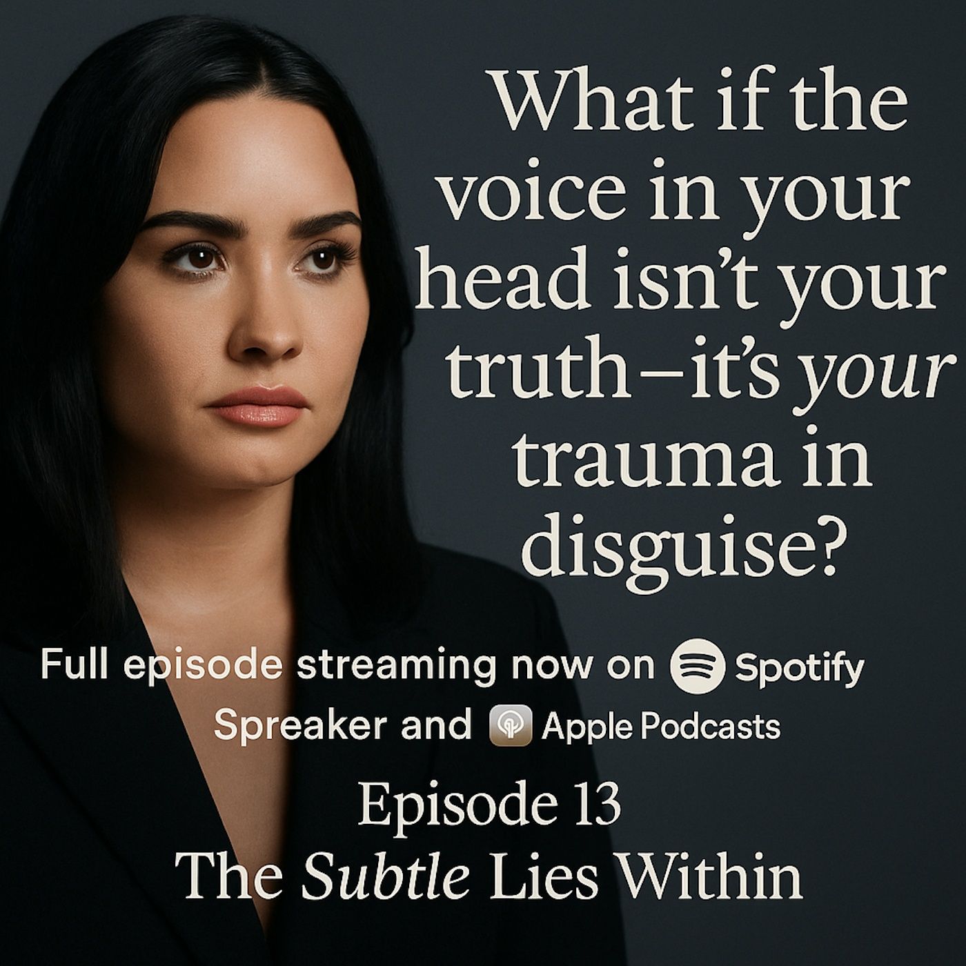 What if the voice in your head isn’t your truth—it’s your trauma in disguise? episode artwork