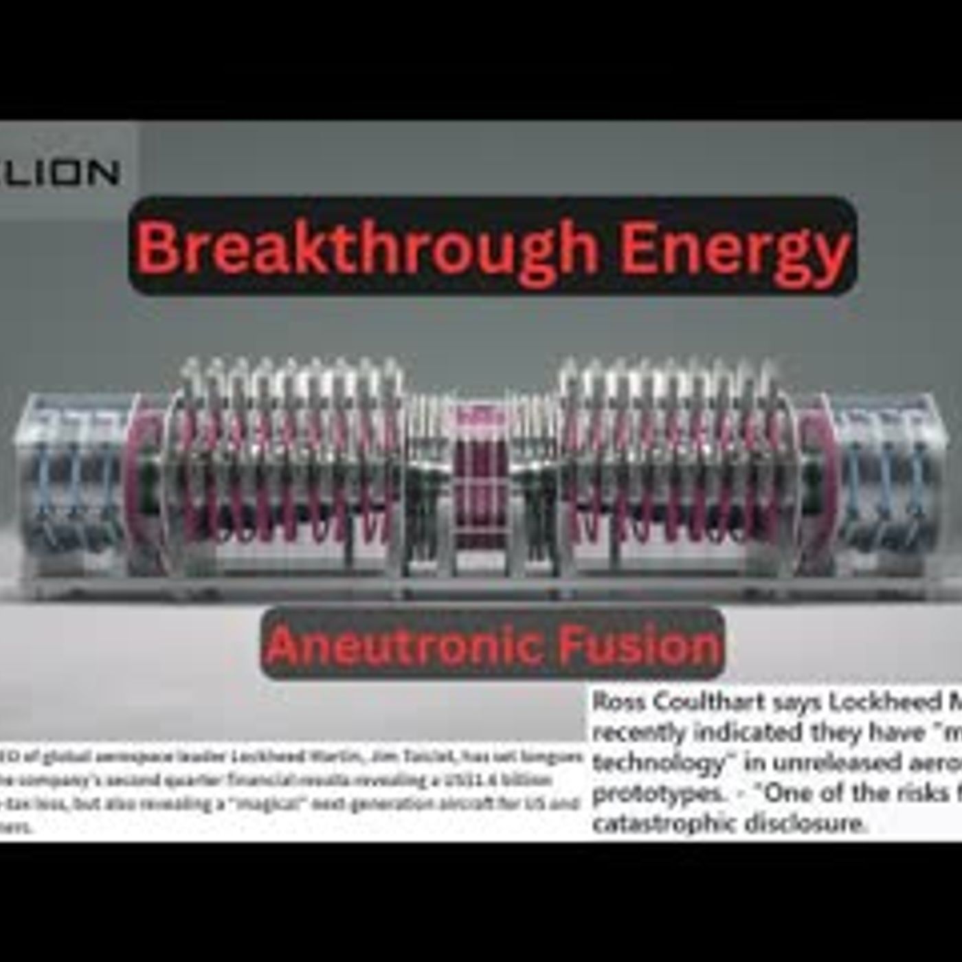 Breakthrough Energy - Aneutronic Fusion