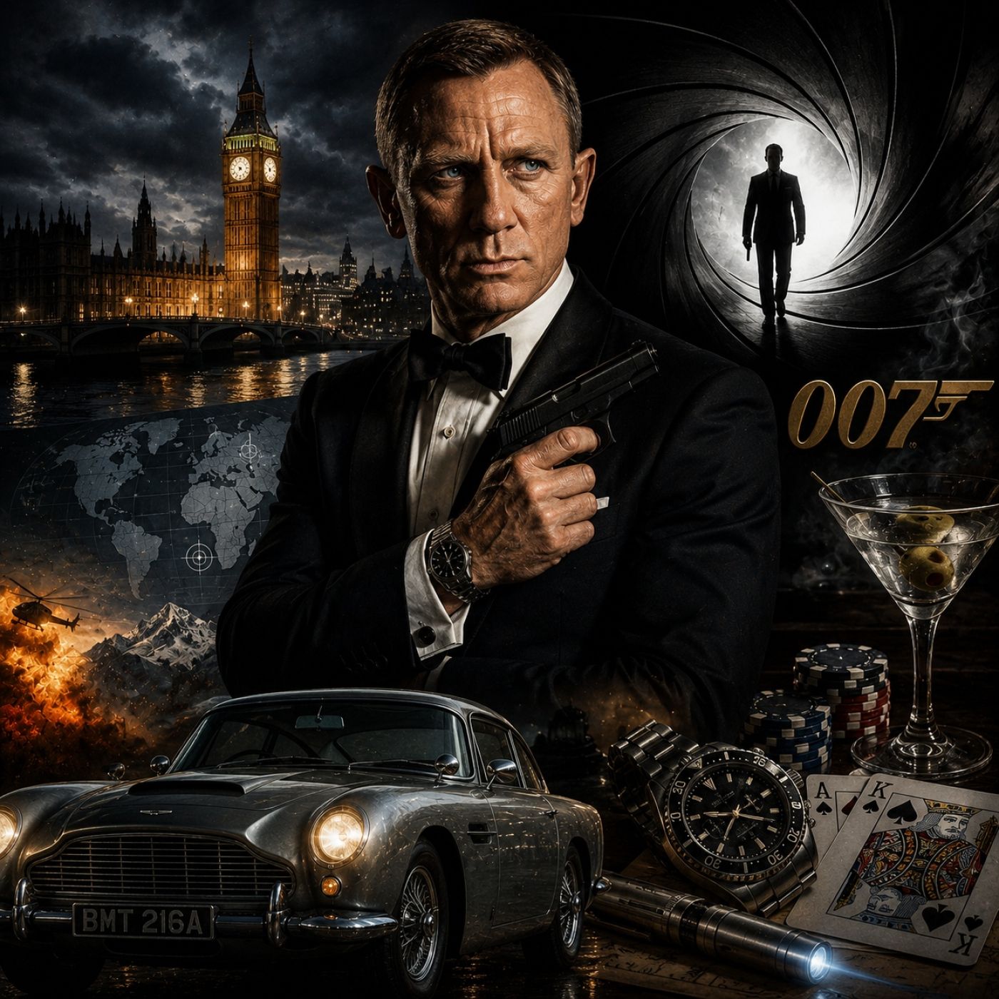 Voces del Misterio EXPRESS: James Bond 007, espías, conspiraciones y mito del agente más famoso del mundo, Óscar Rubio — Voces del Misterio cover