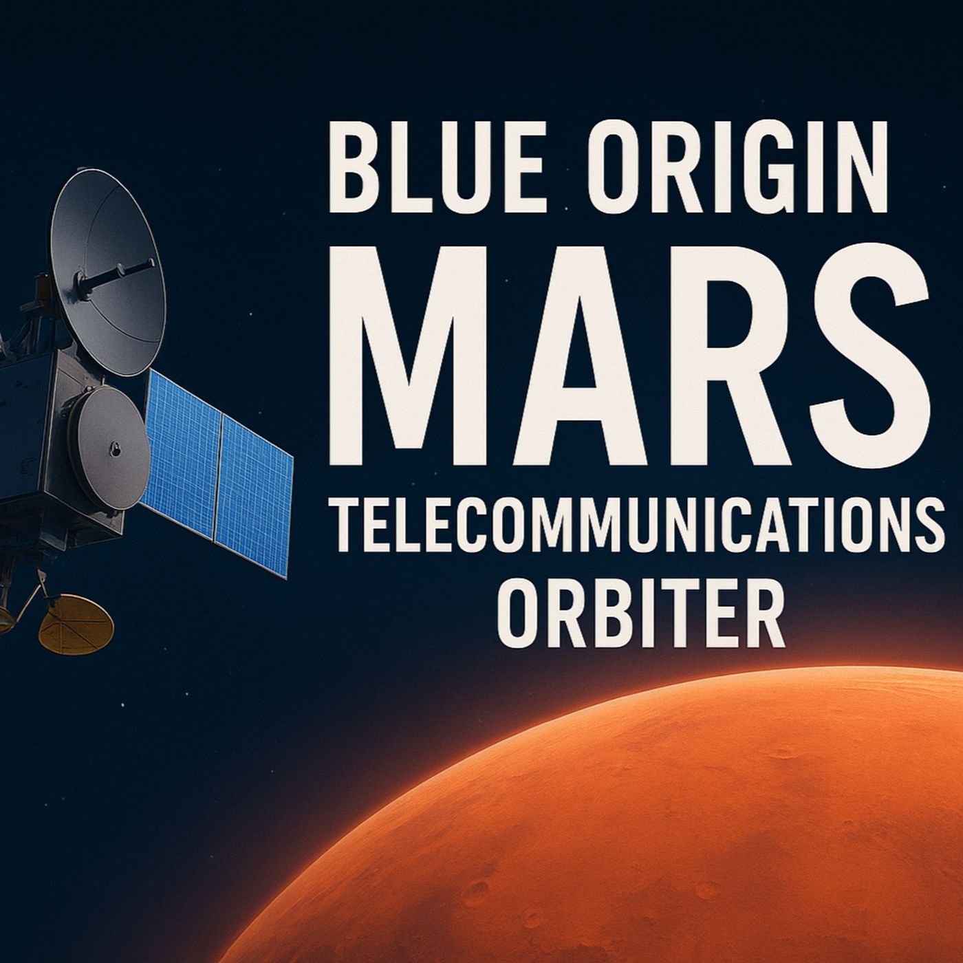 Blue Origin’s Next Giant Leap: The Mars Telecommunications Orbiter episode artwork