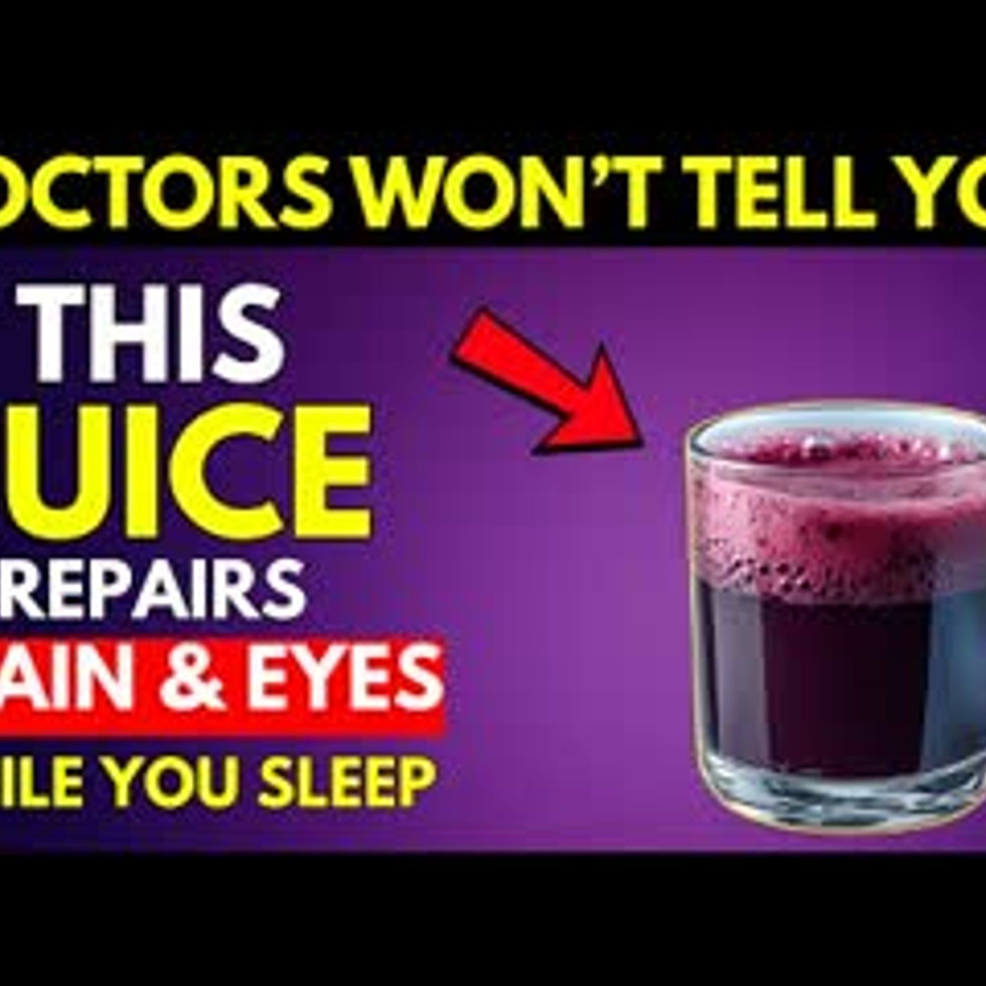 Restore Vision After 60 THIS Juice Restore your Vision and Memory While You Sleep