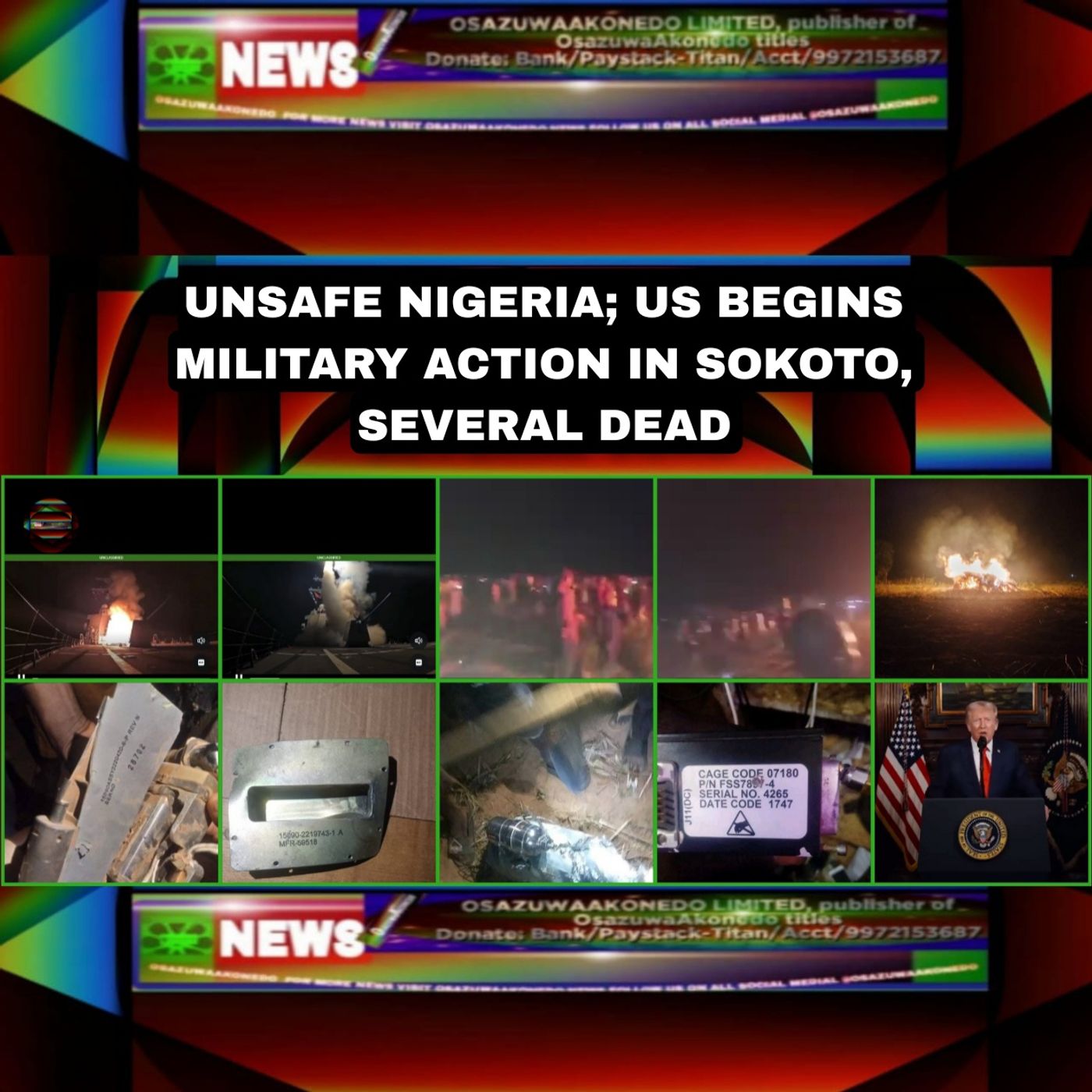 Unsafe Nigeria; US Begins Military Action In Sokoto, Several Dead episode artwork