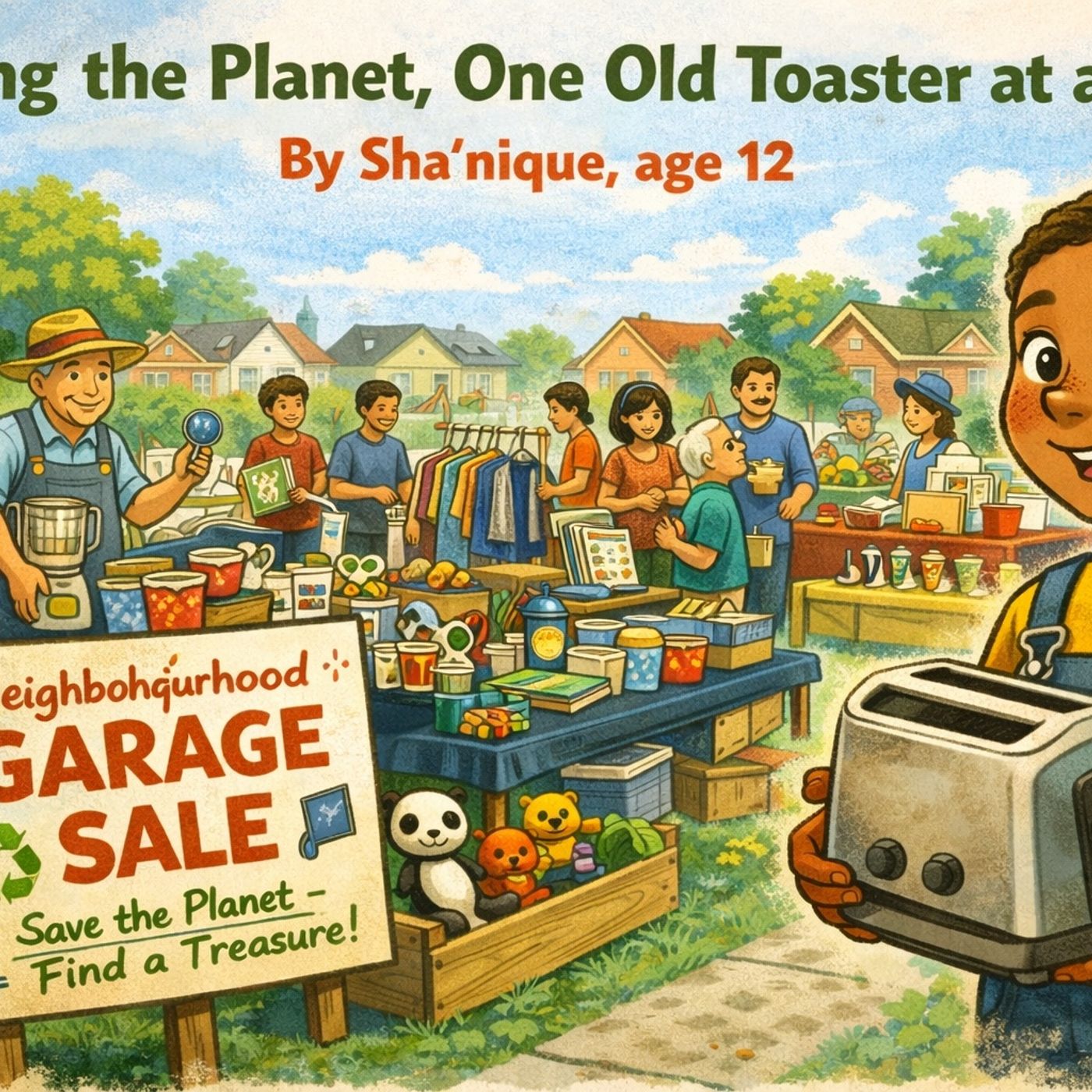 Sauver la planète, un vieux grille-pain à la foisPar Sha’nique, 12 ans episode artwork
