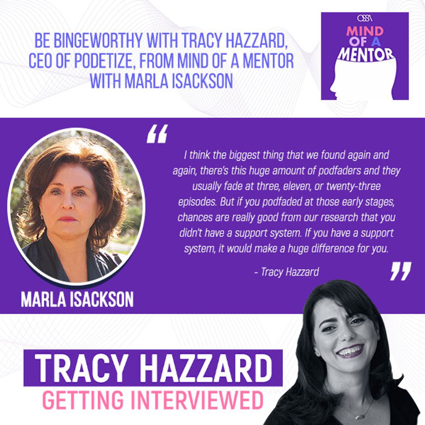 Tracy Hazzard Getting Interviewed