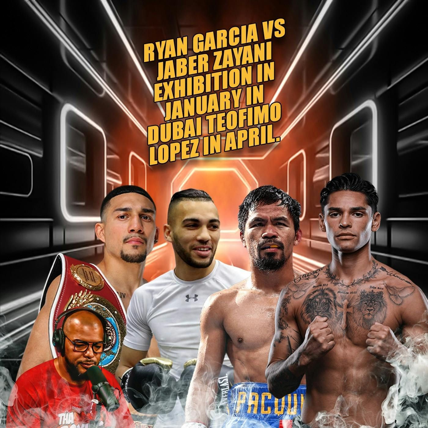 ☎️Ryan Garcia Vs. Jaber Zayani Exhibition In January In Dubai, Teofimo Lopez in April😱 episode artwork