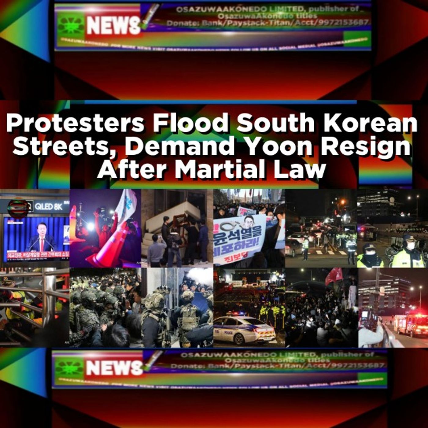 Protesters Flood South Korean Streets, Demand Yoon Resign After Martial Law episode artwork