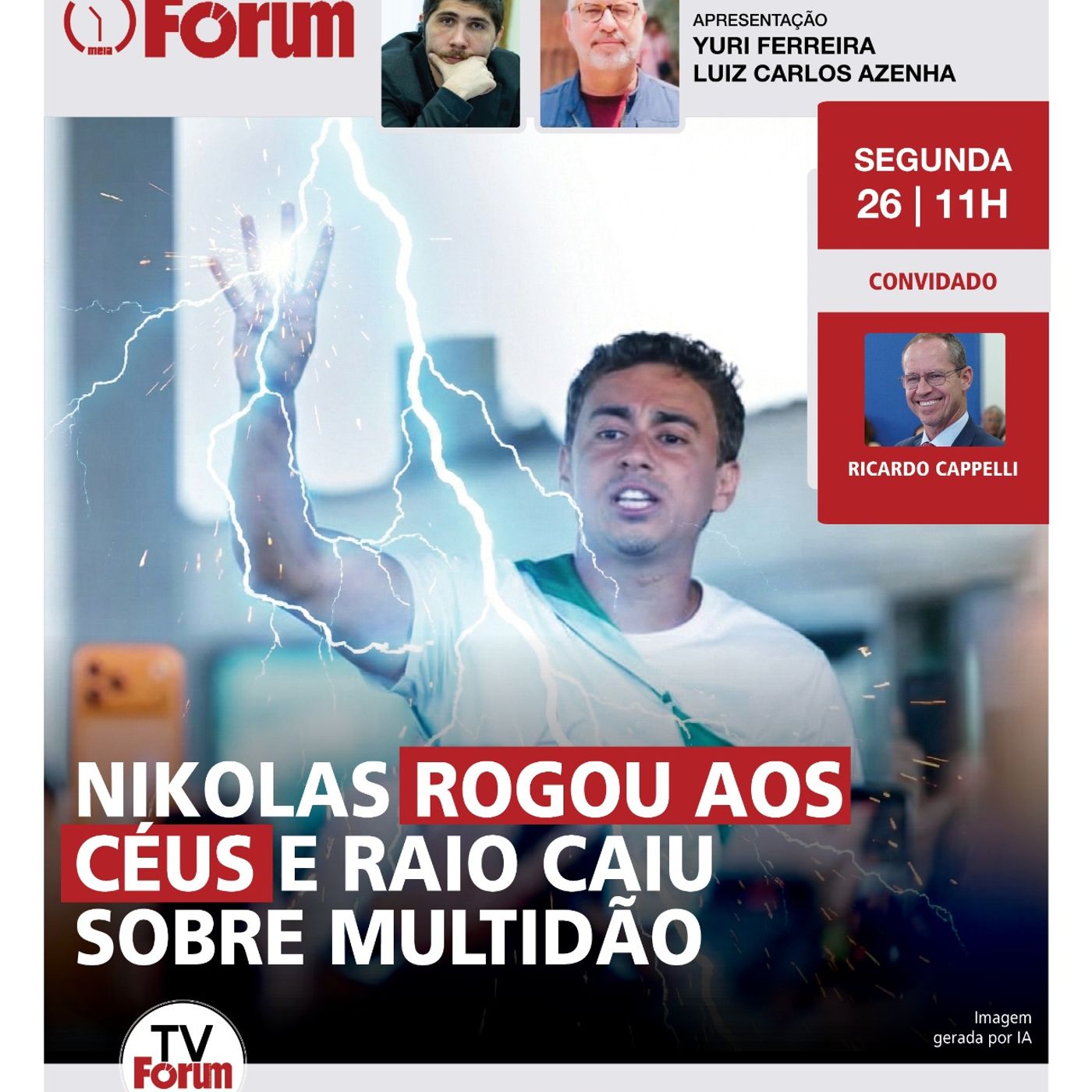 Nikolas Ferreira pediu um sinal de Deus. Raio caiu sobre quem pedia anistia a Bolsonaro em Brasília Nikolas Ferreira pediu um sinal de Deus. Raio caiu sobre quem pedia anistia a Bolsonaro em Brasília