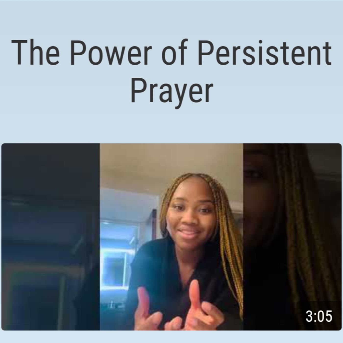 Persistent Prayer episode artwork