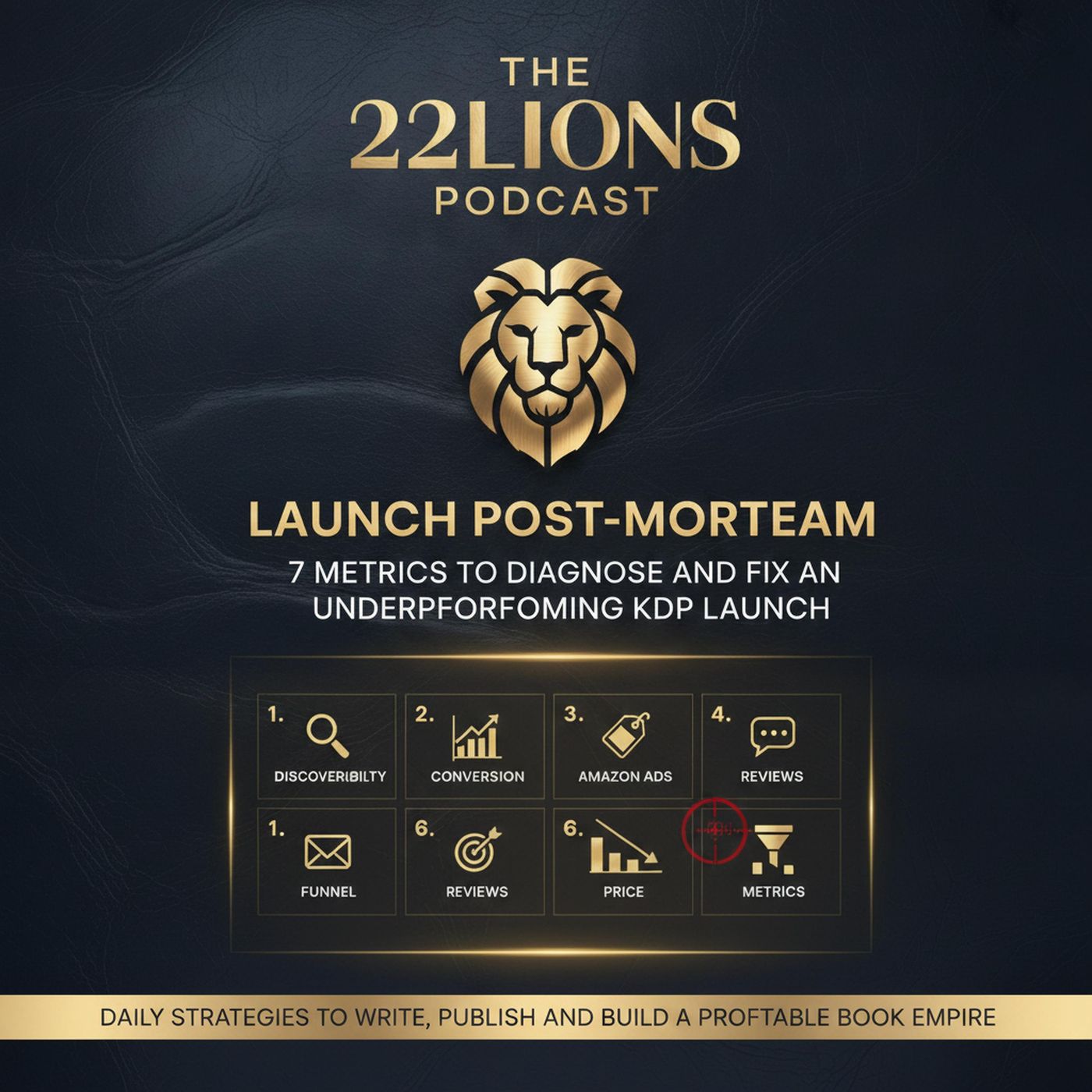 Launch Post-Mortem: 7 Metrics to Diagnose and Fix an Underperforming KDP Launch episode artwork