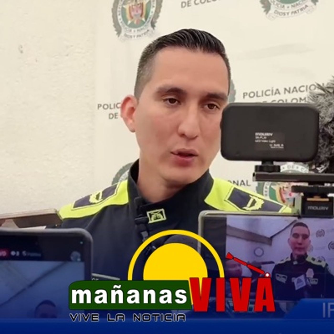 Rueda de prensa sobre el Balance de resultados operativos y preventivos de la estación de policía de Ipiales