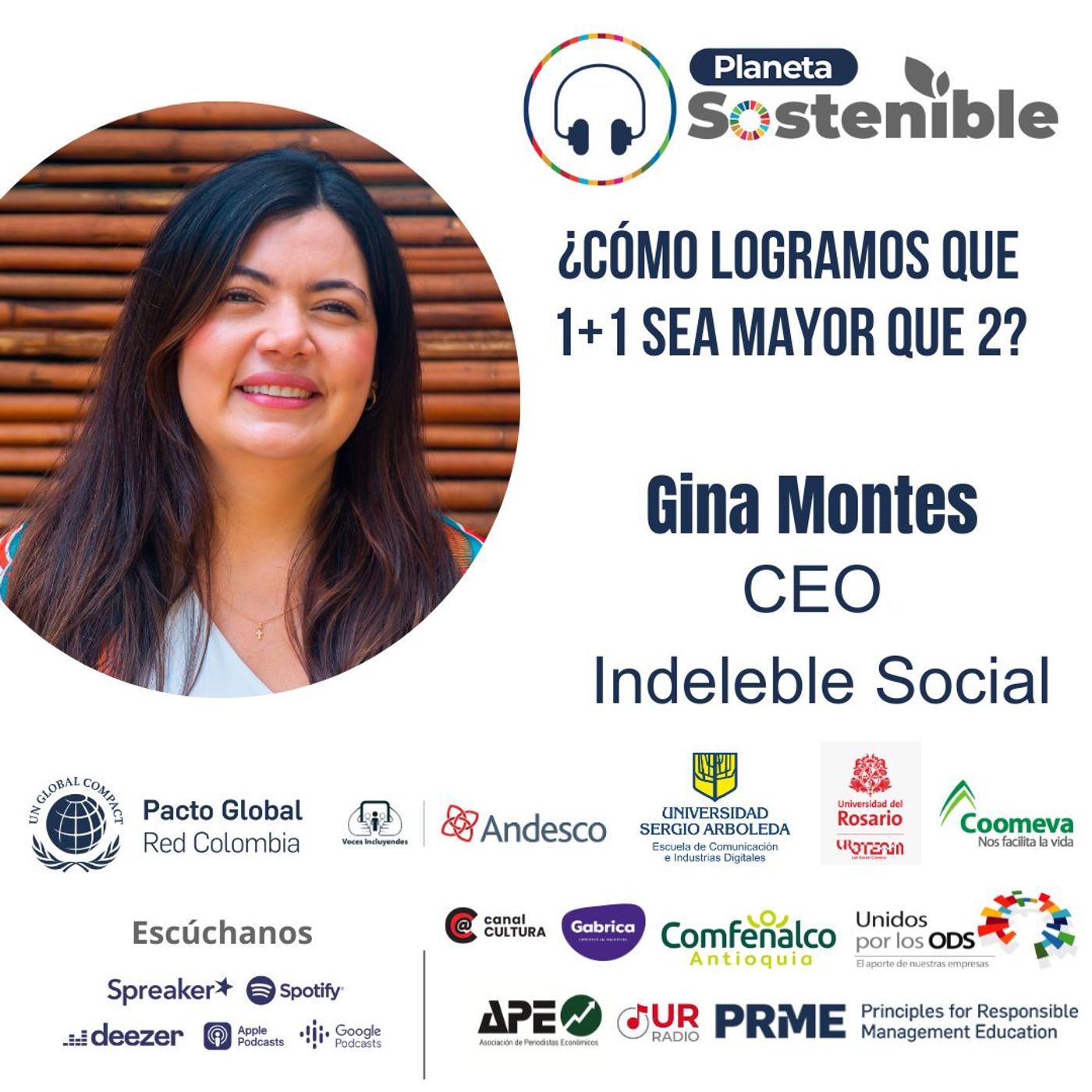 Gina Montes, CEO de Indeleble, una empresa sello B