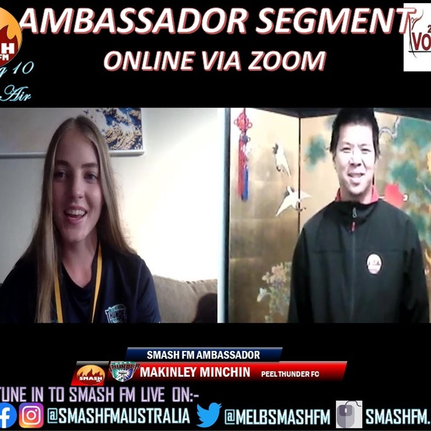 SSS10THYR AMBASSADOR SEGMENT: WAFLW with Makinley Minchin (Peel Thunder FC) 210422 episode artwork