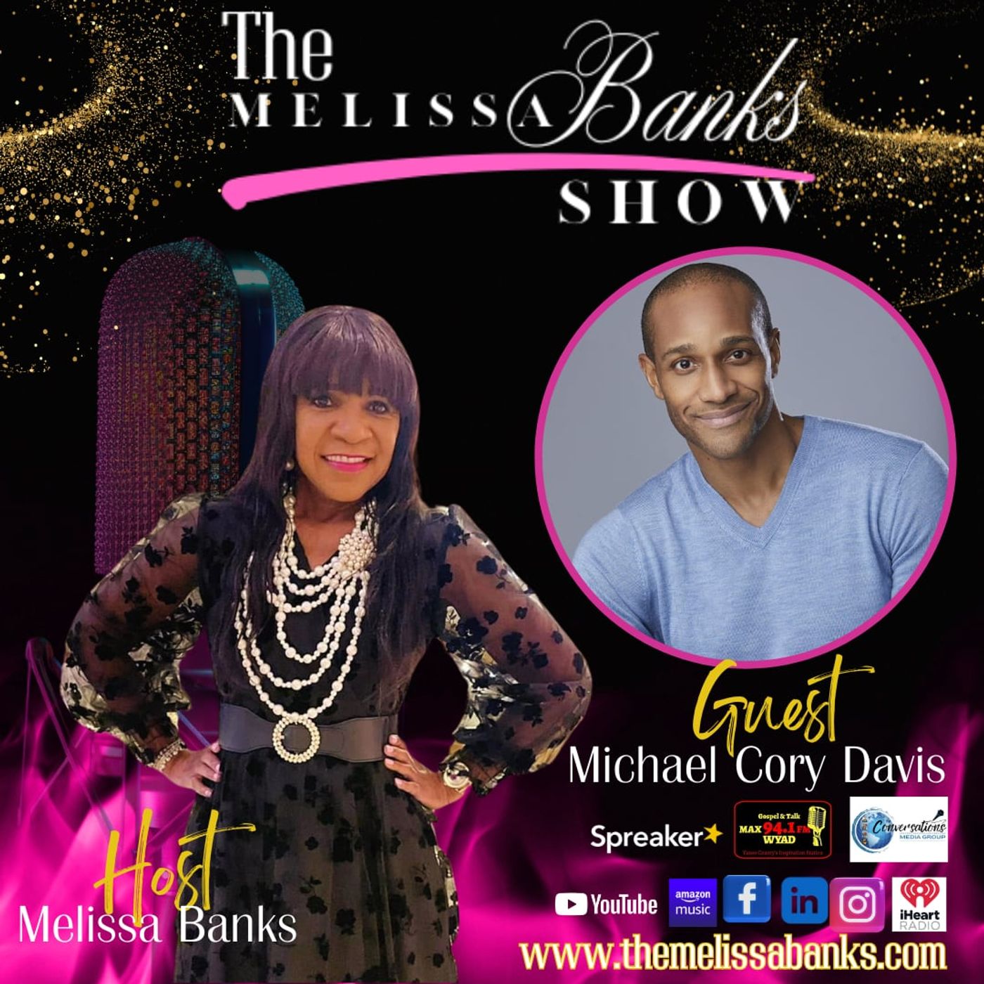 The Melissa Banks Show welcomes actor/author Michael Cory Davis ~ #actorlife #authorinterview
