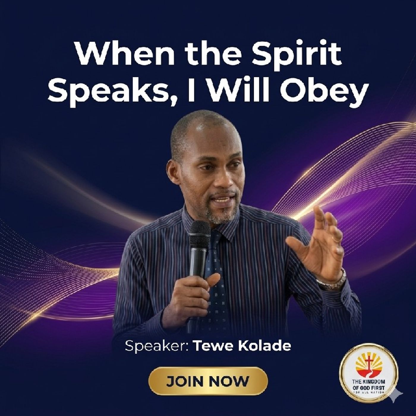 WHEN THE SPIRIT SPEAKS, I WILL OBEY episode artwork