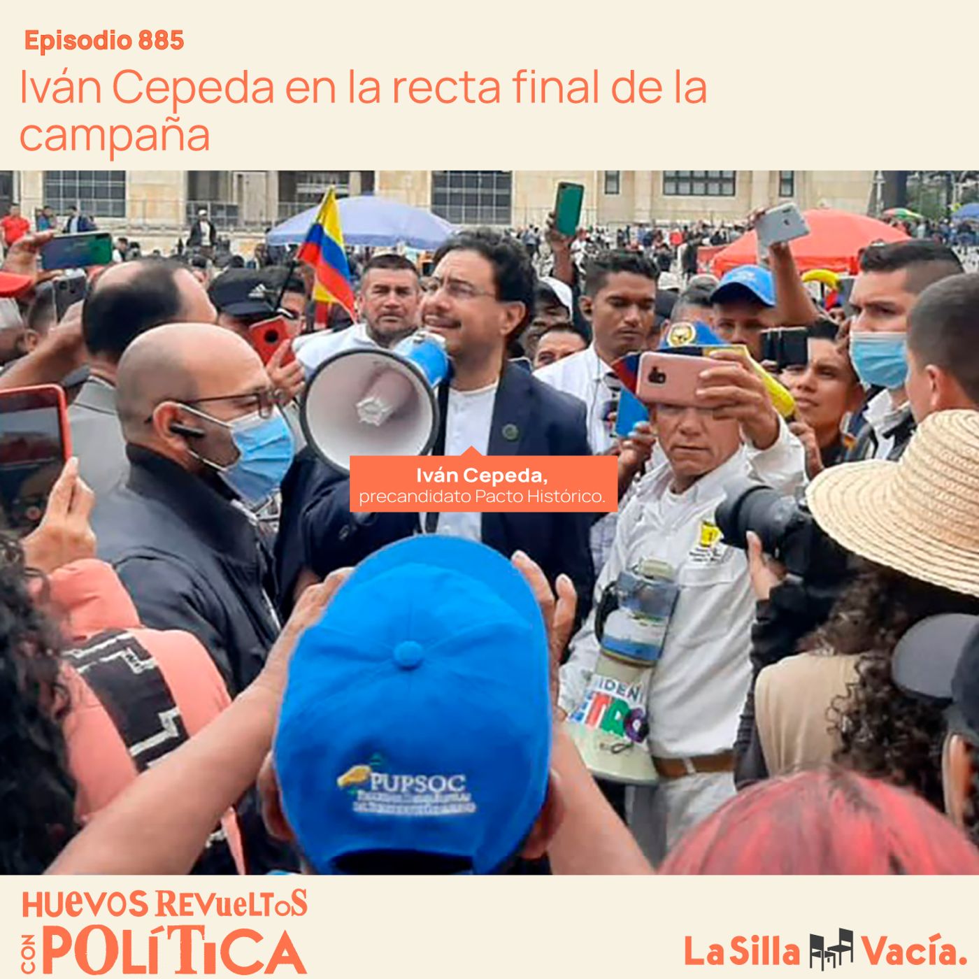 Iván Cepeda en la recta final de la campaña