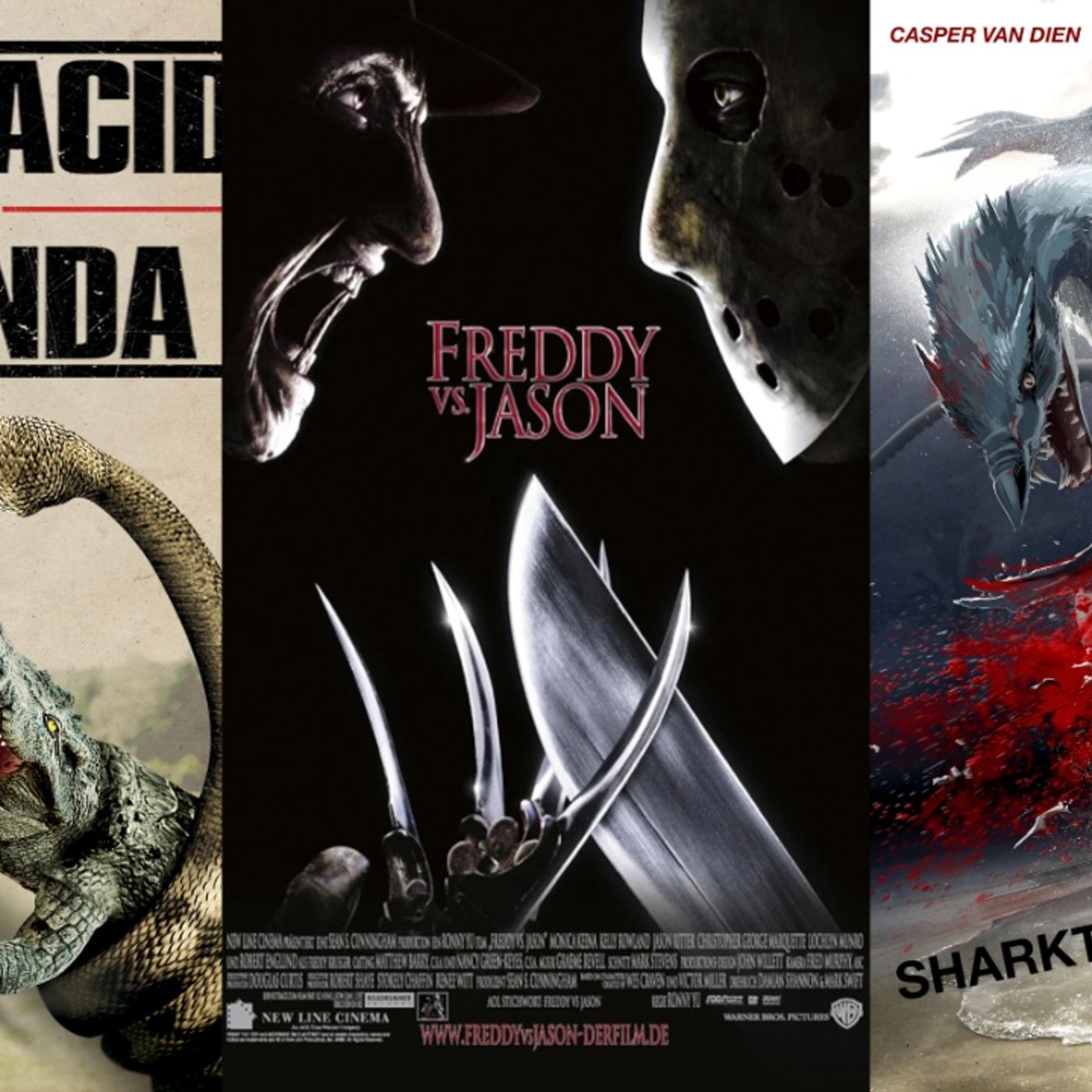 Triple Feature: Freddy vs Jason/Lake Placid vs Anaconda/Sharktopus vs Whalewolf