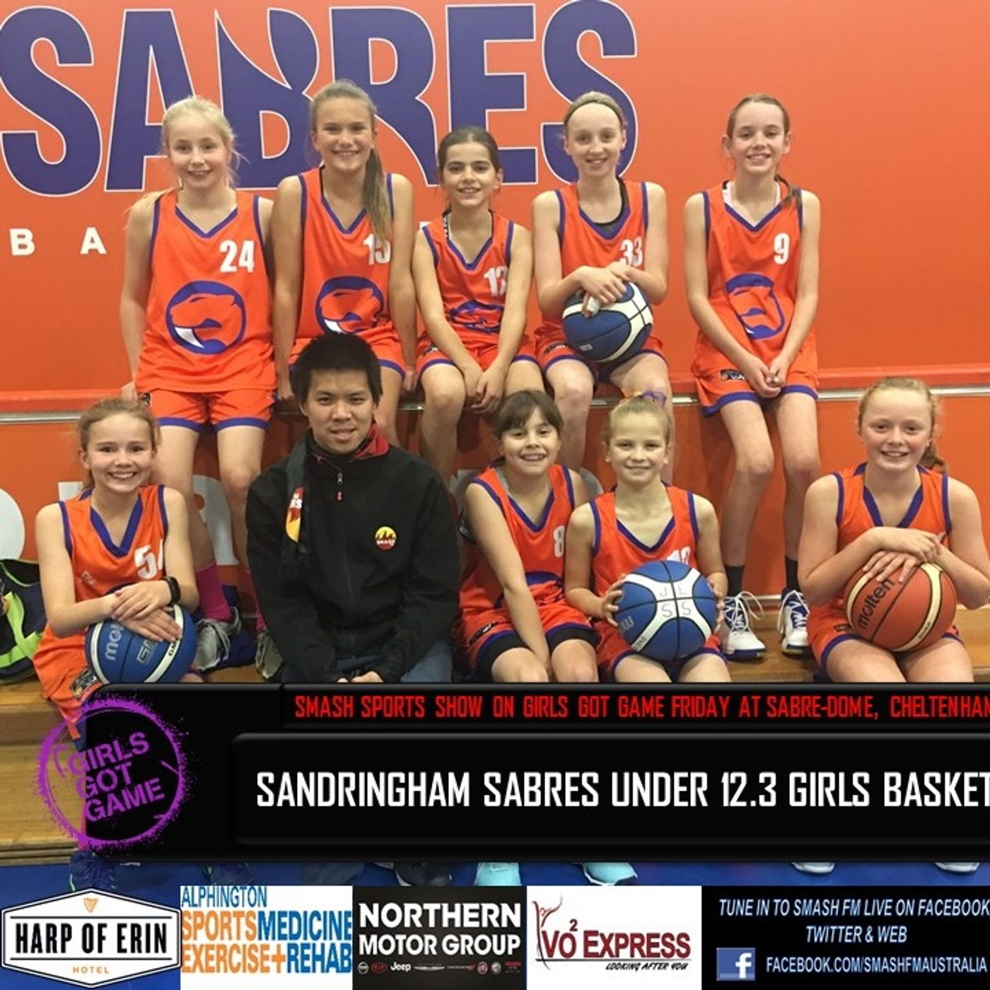 SSS: Sandringham Sabres Under 12.3 Girls Basketball 250518 episode artwork