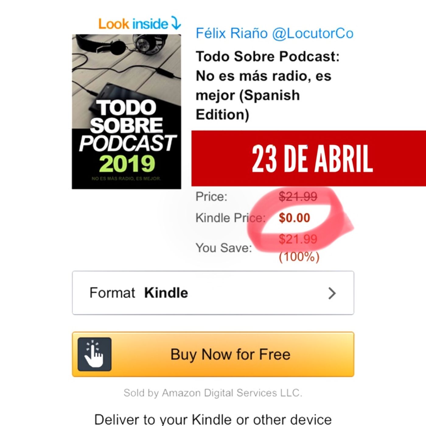 23 de Abril: el #libro Todo Sobre Podcast hoy es gratis
