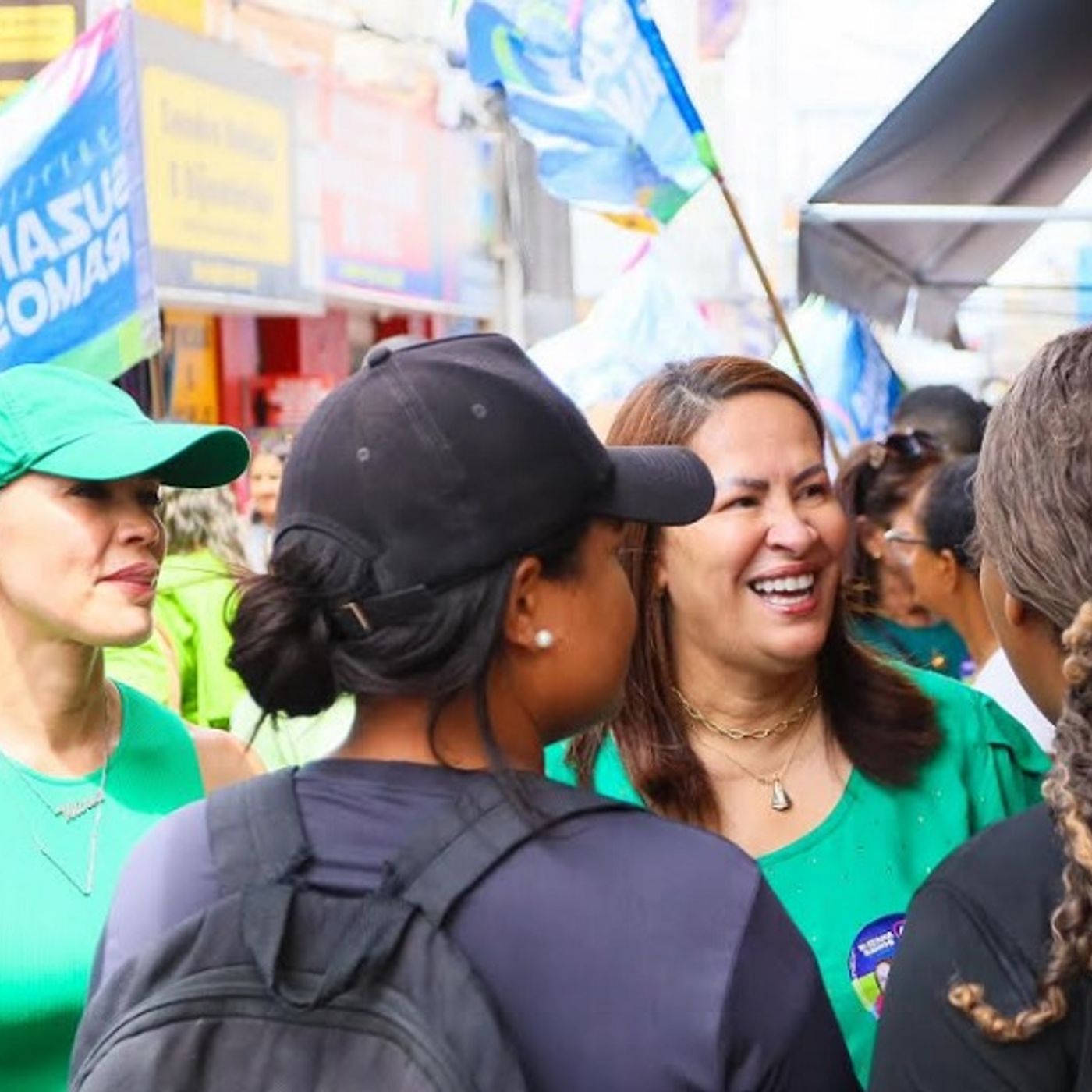 "É gratificante ver o reconhecimento do nosso trabalho e a confiança do povo em nosso projeto", diz Suzana durante visita ao comércio de Jua