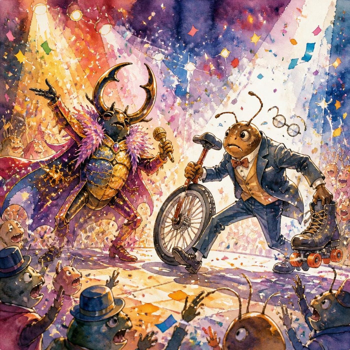 【動物の物語】ミスター・ビートルと一輪車のとんだ出し物 episode artwork
