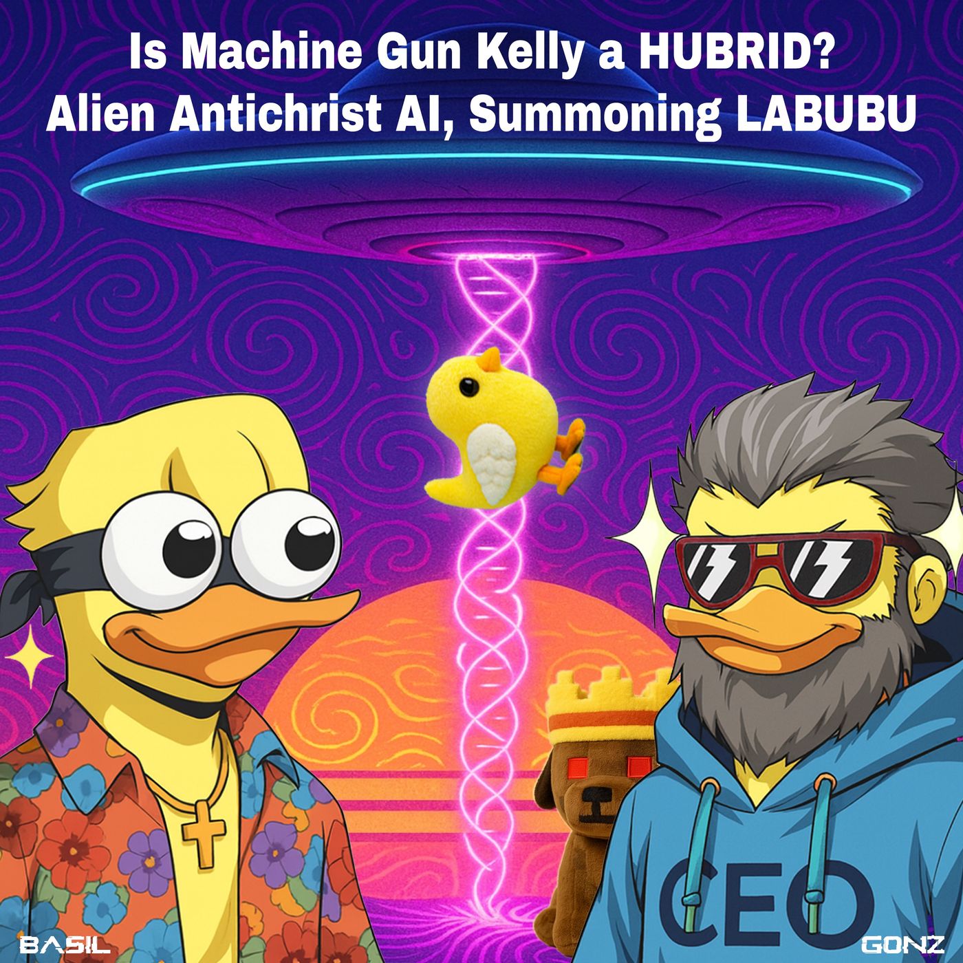 Machine Gun Kelly HUBRID, Alien Antichrist AI, Summon LABUBU | CCNT 867
