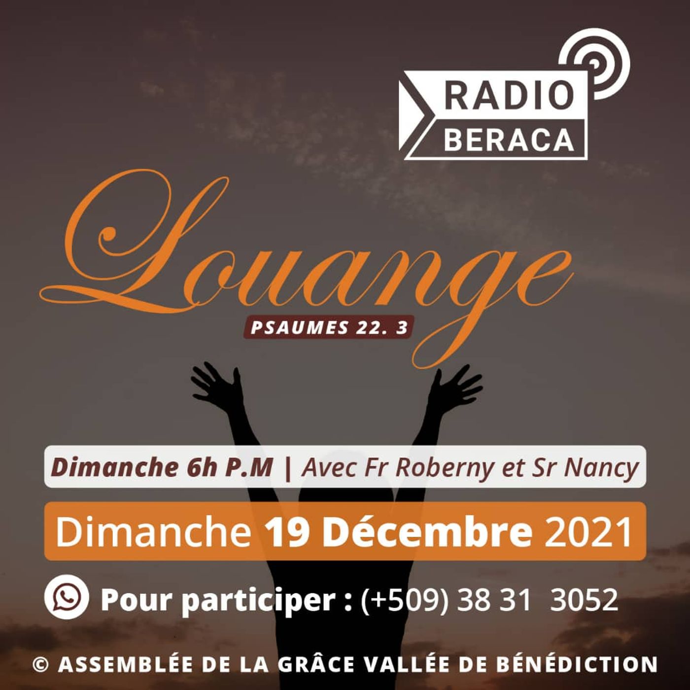 02 Jan.22 - ''Louange'' FR Roberny Et SR Nancy episode artwork