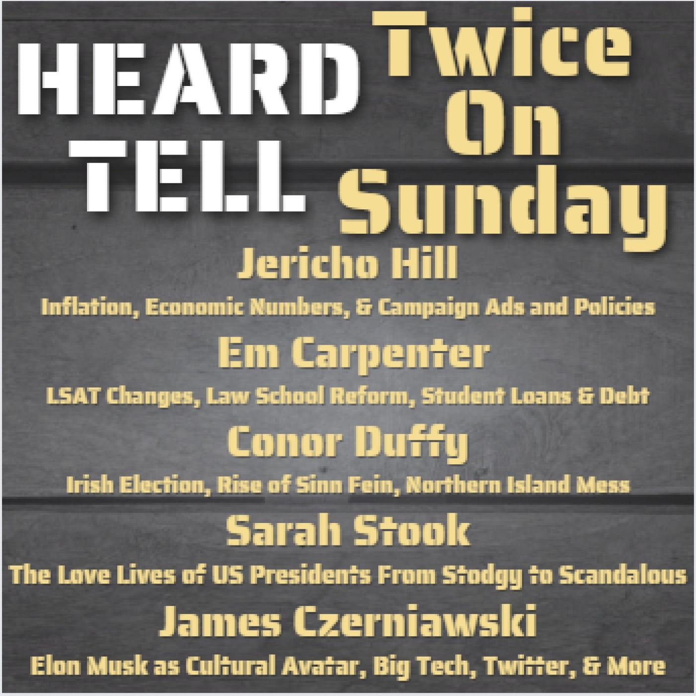 Twice on Sunday: Interviews from Week of 9-13 May 2022